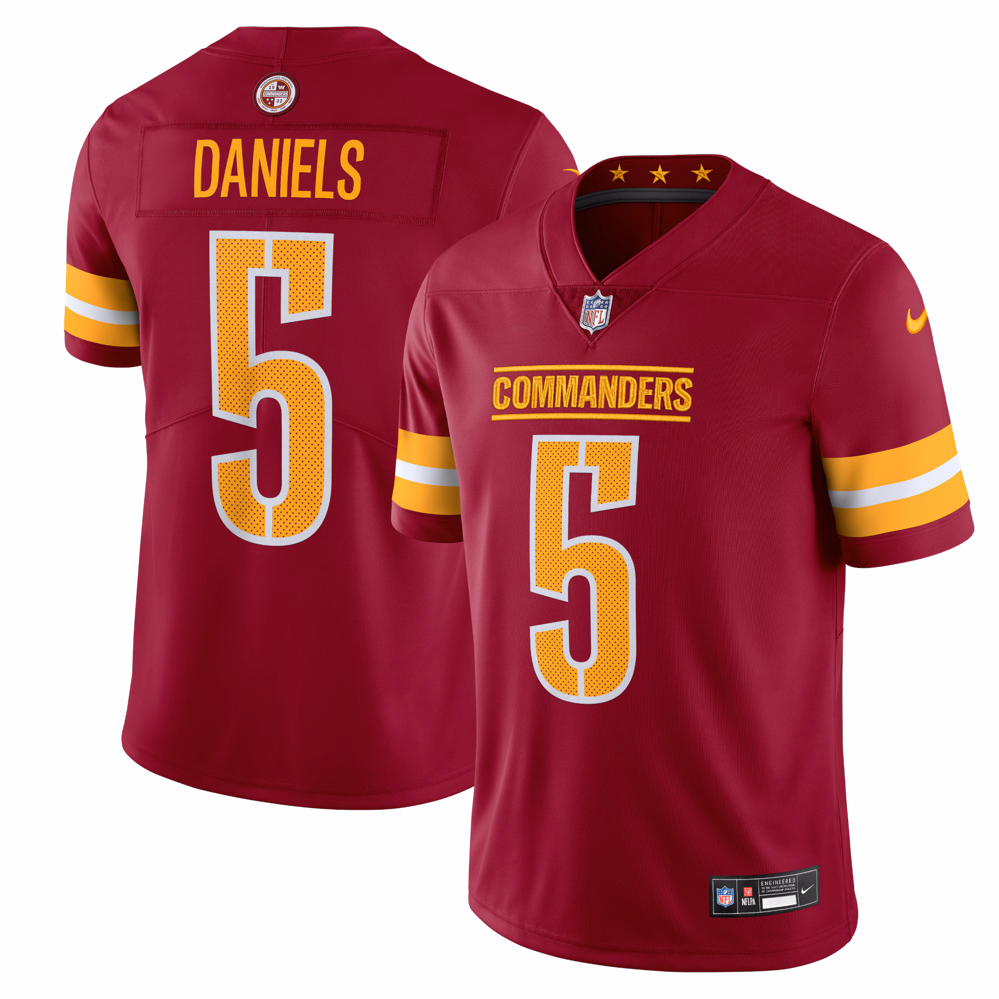 Jayden Daniels Washington Commanders  Vapor Untouchable Limited Jersey - Burgundy