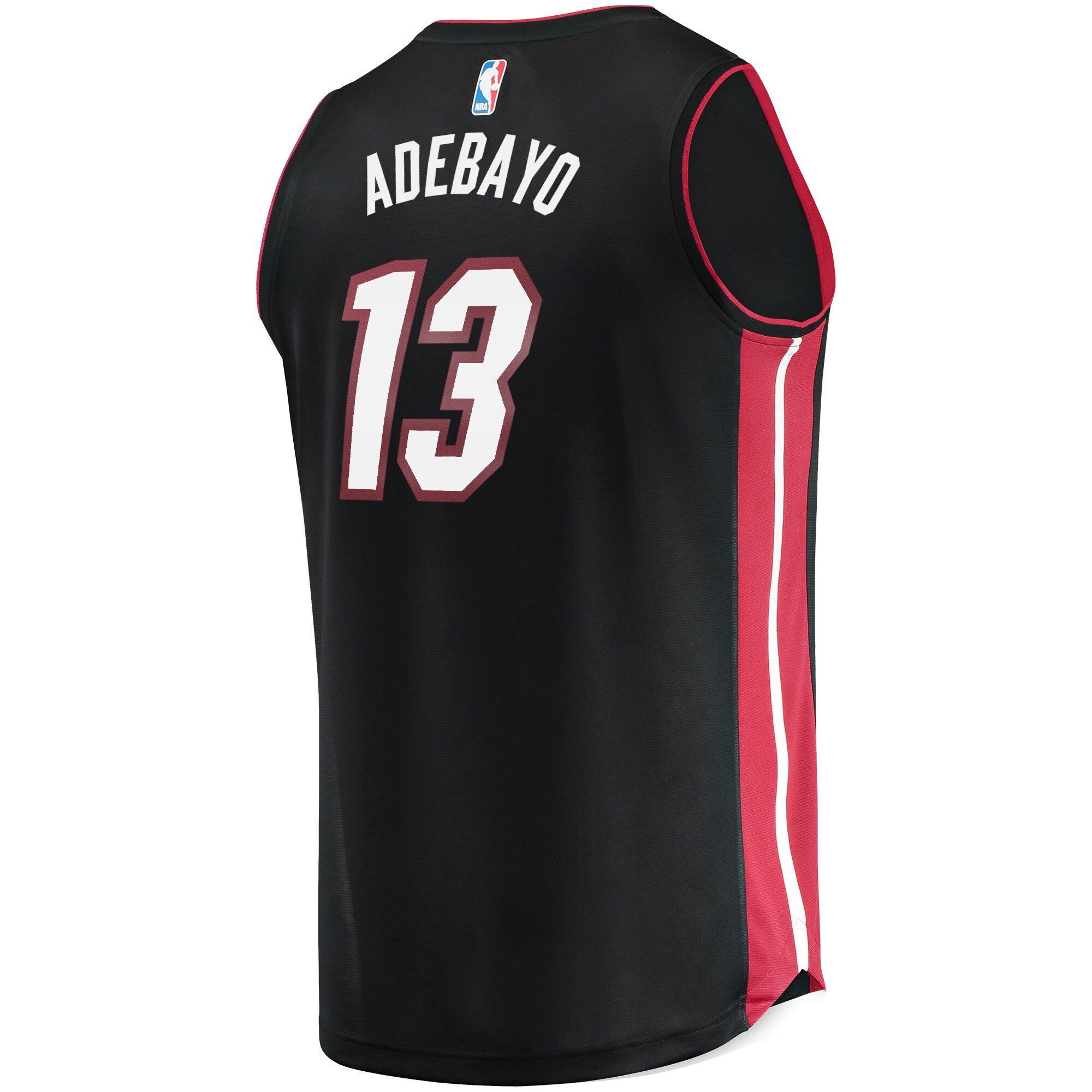 Bam Adebayo Miami Heat  Fast Break Replica Player Jersey - Icon Edition - Black