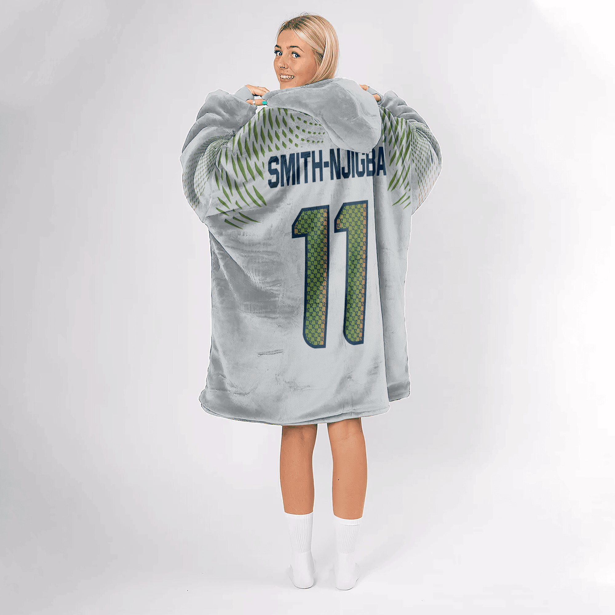 S.N 11 Seattle Football Unisex Blanket Hoodie