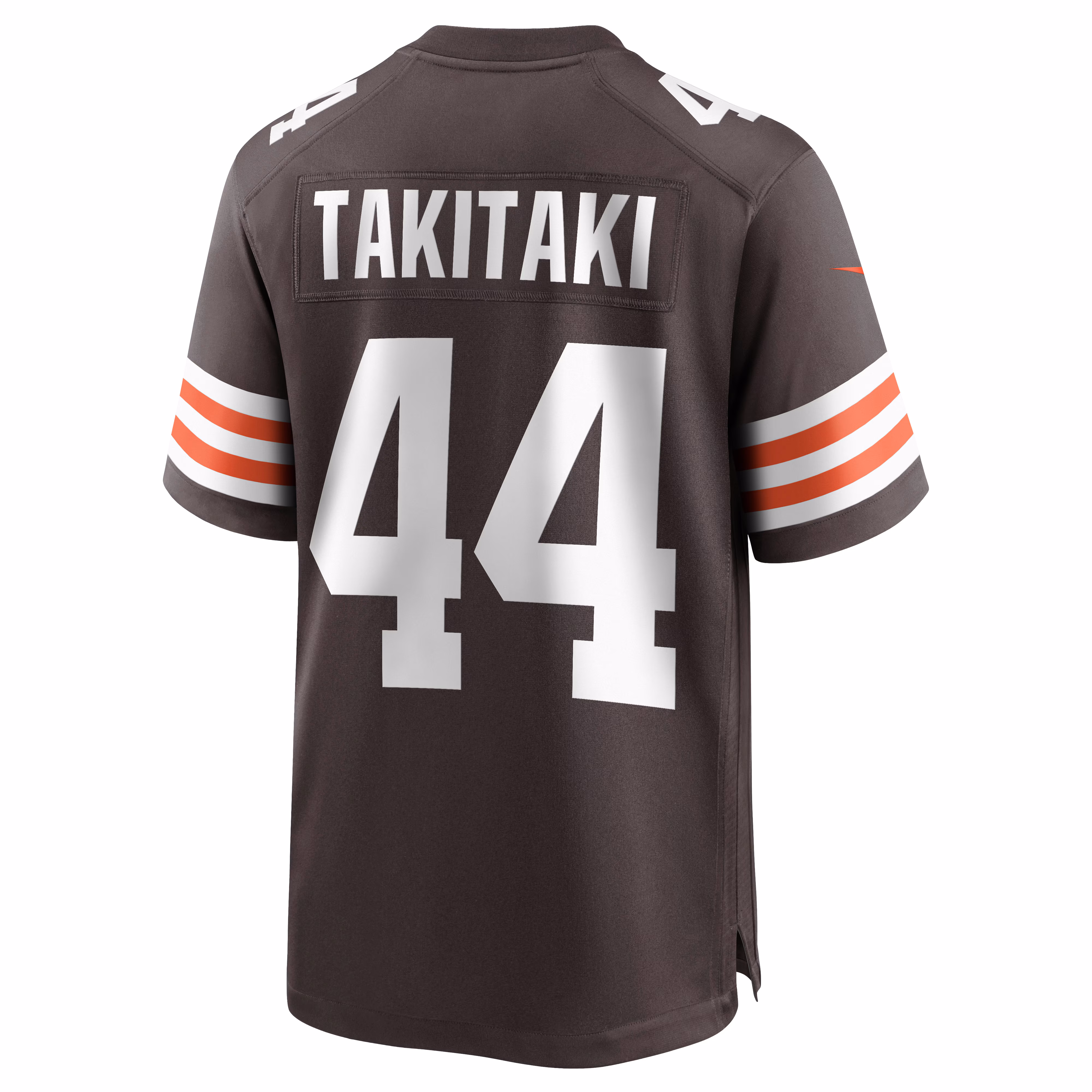 Sione Takitaki Cleveland Browns Game Jersey - Brown