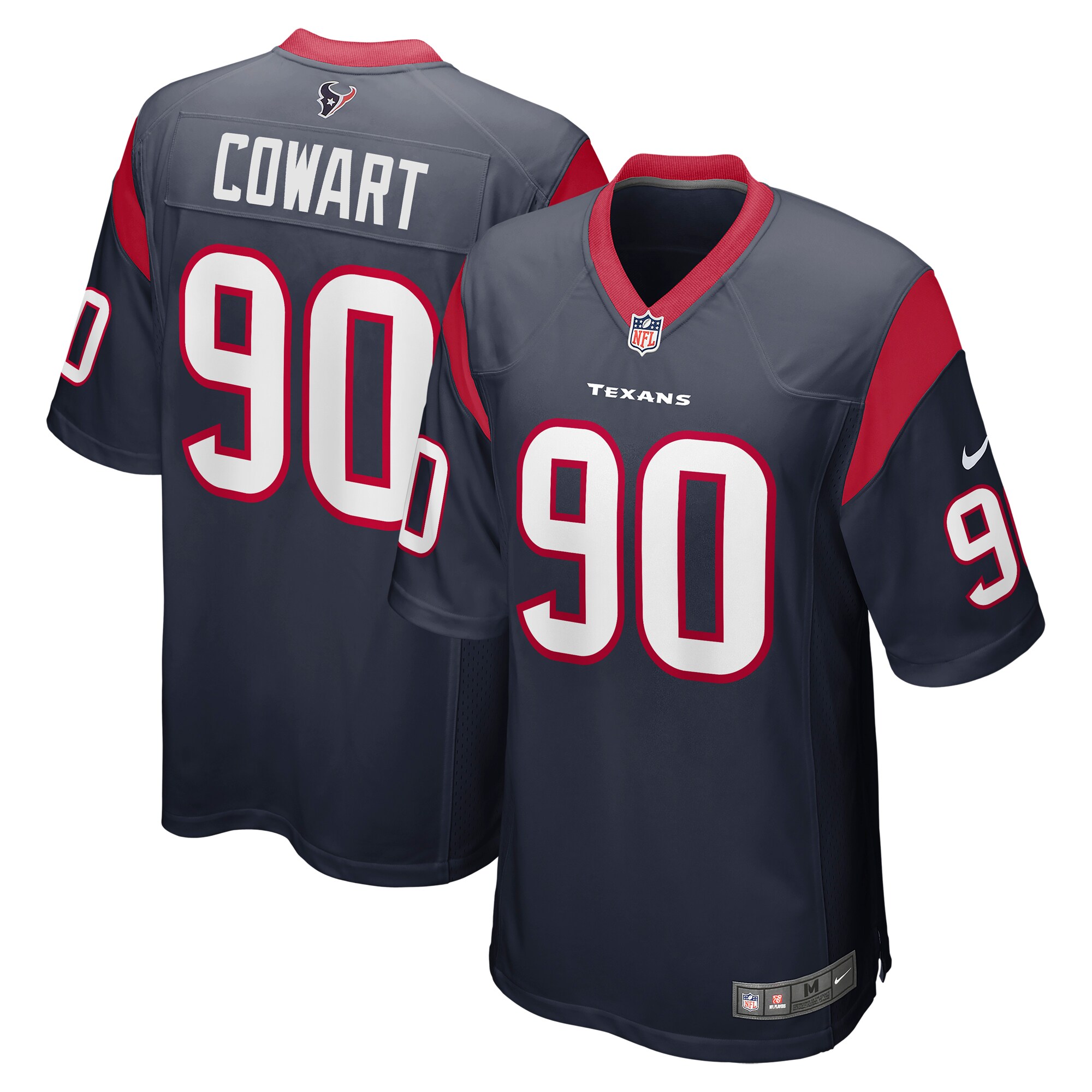 Byron Cowart Houston Texans  Team Game Jersey - Navy