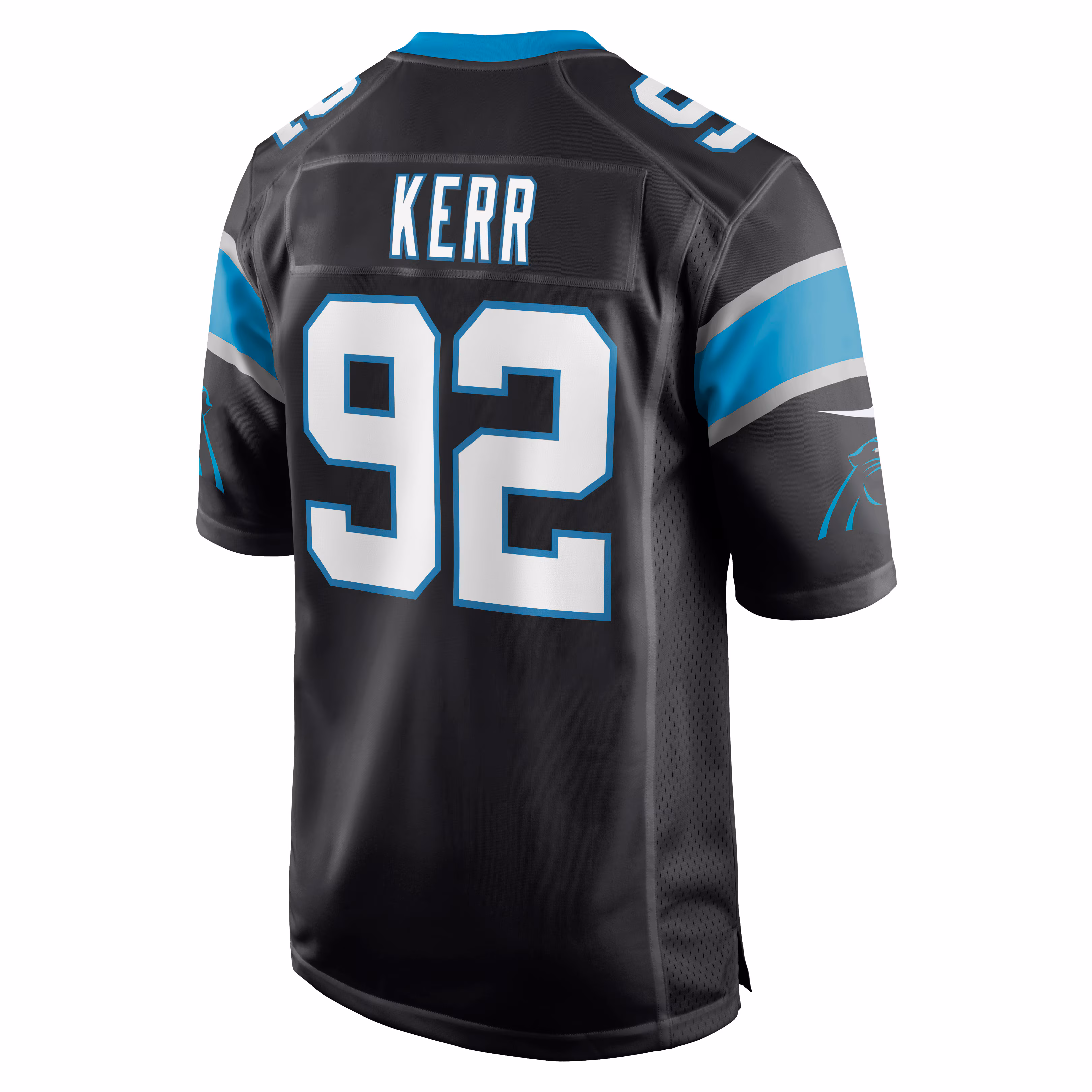 Zach Kerr Carolina Panthers Game Jersey - Black