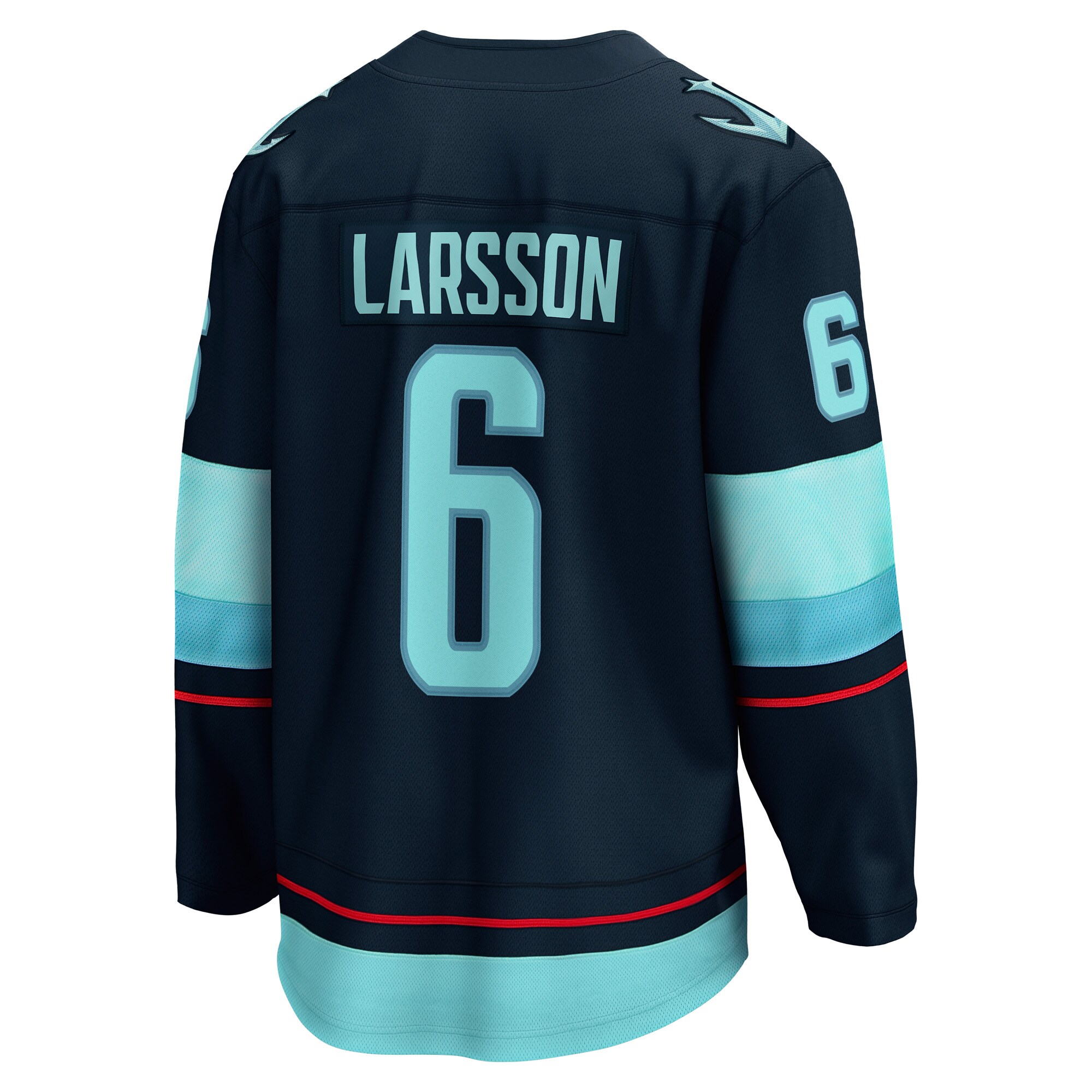 Adam Larsson Seattle Kraken Home Breakaway Player Jersey - Deep Sea Blue