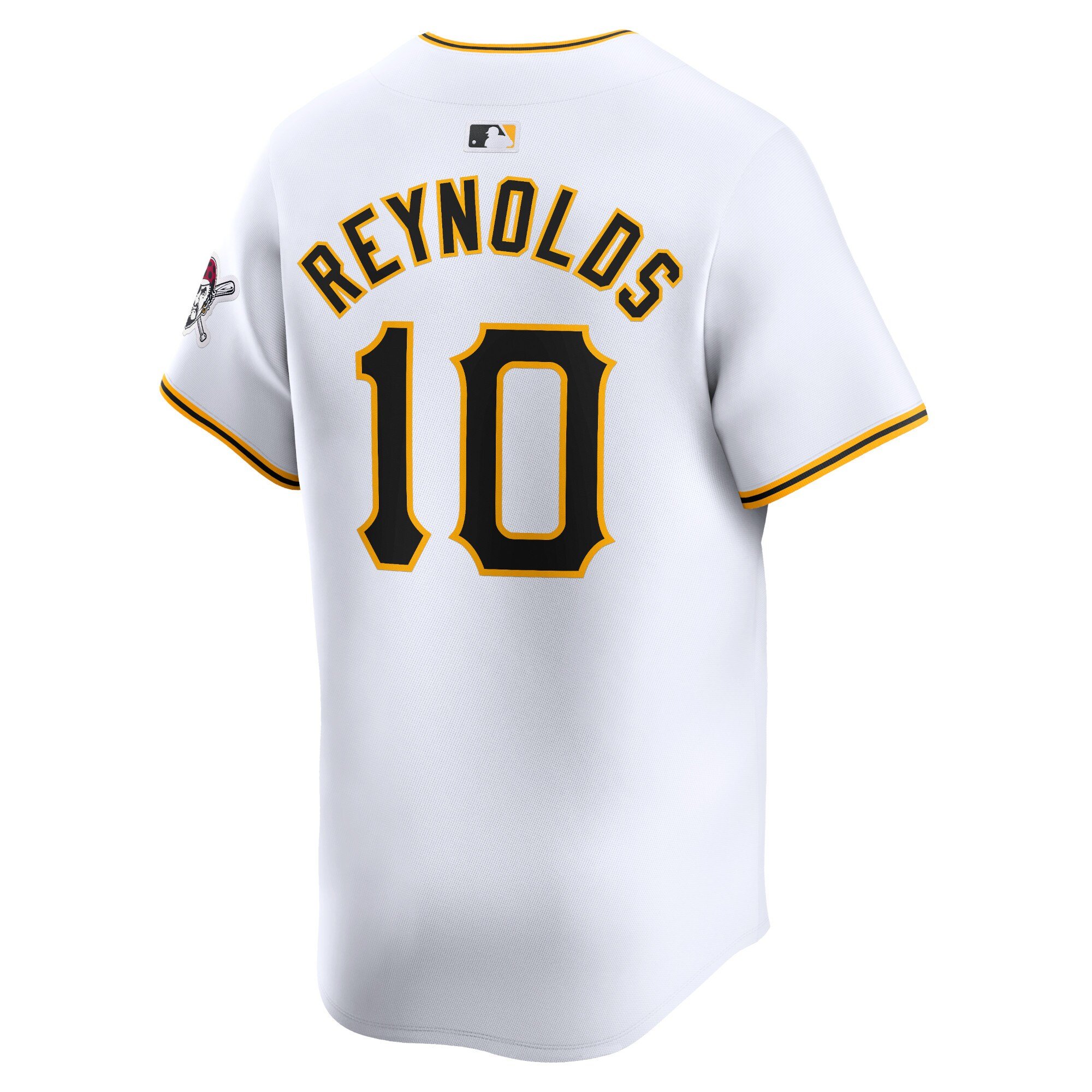 Men's Pittsburgh Pirates Bryan Reynolds  White Home Limited Player Jersey