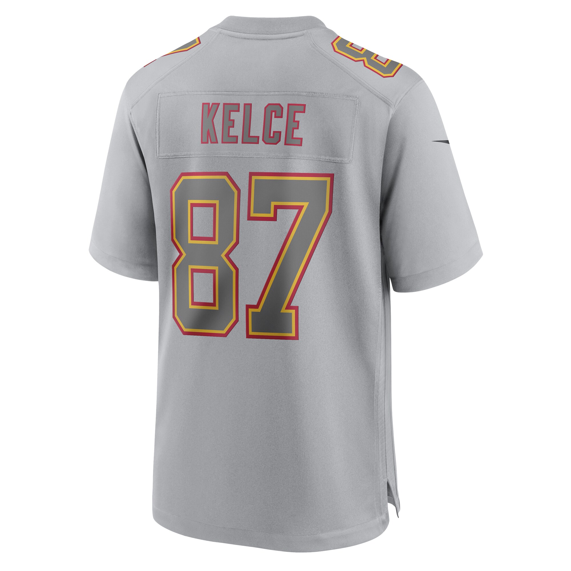 Travis Kelce Kansas City Chiefs  Super Bowl LVII Patch Atmosphere Fashion Game Jersey - Gray