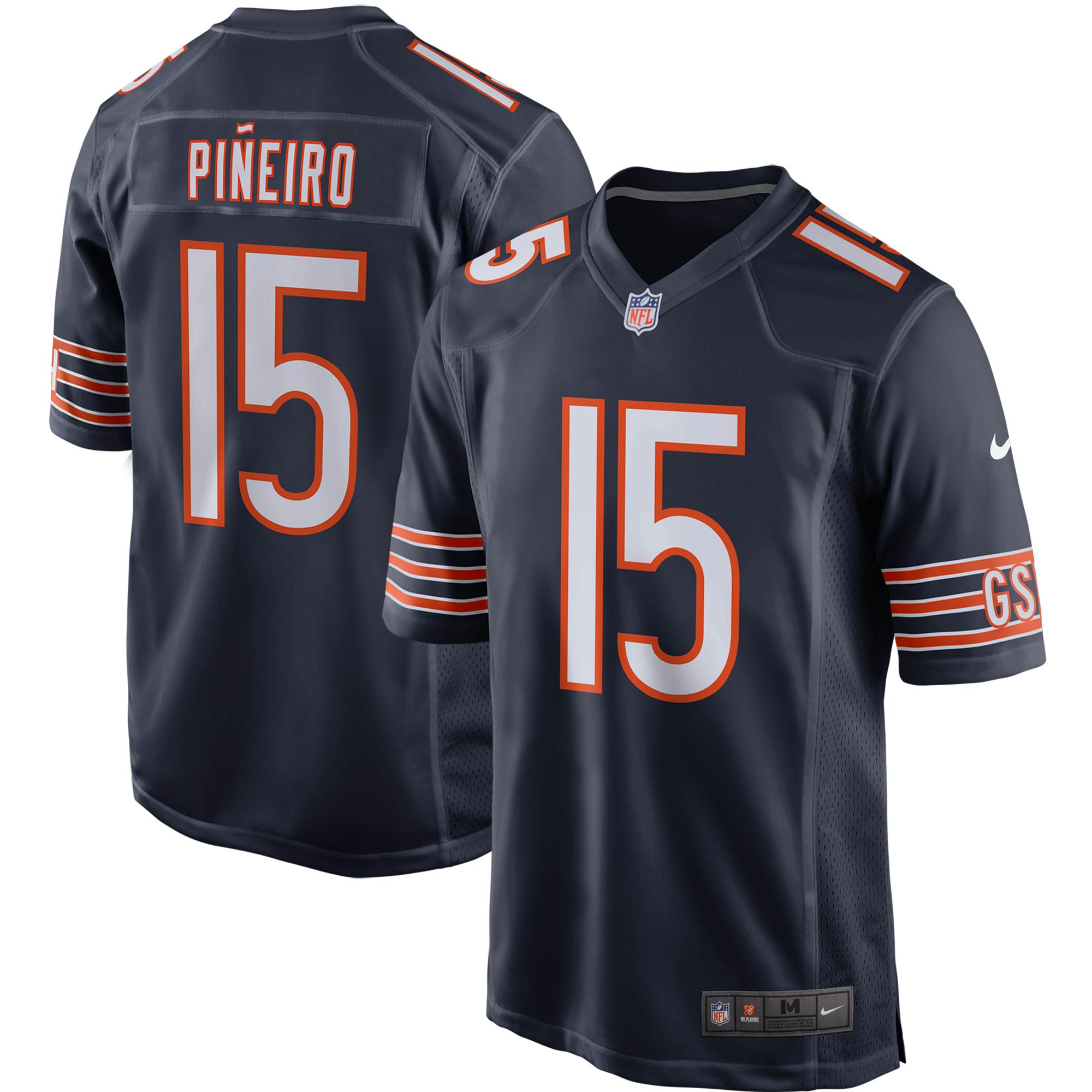 Eddy Pineiro Chicago Bears  Game Player Jersey - Navy