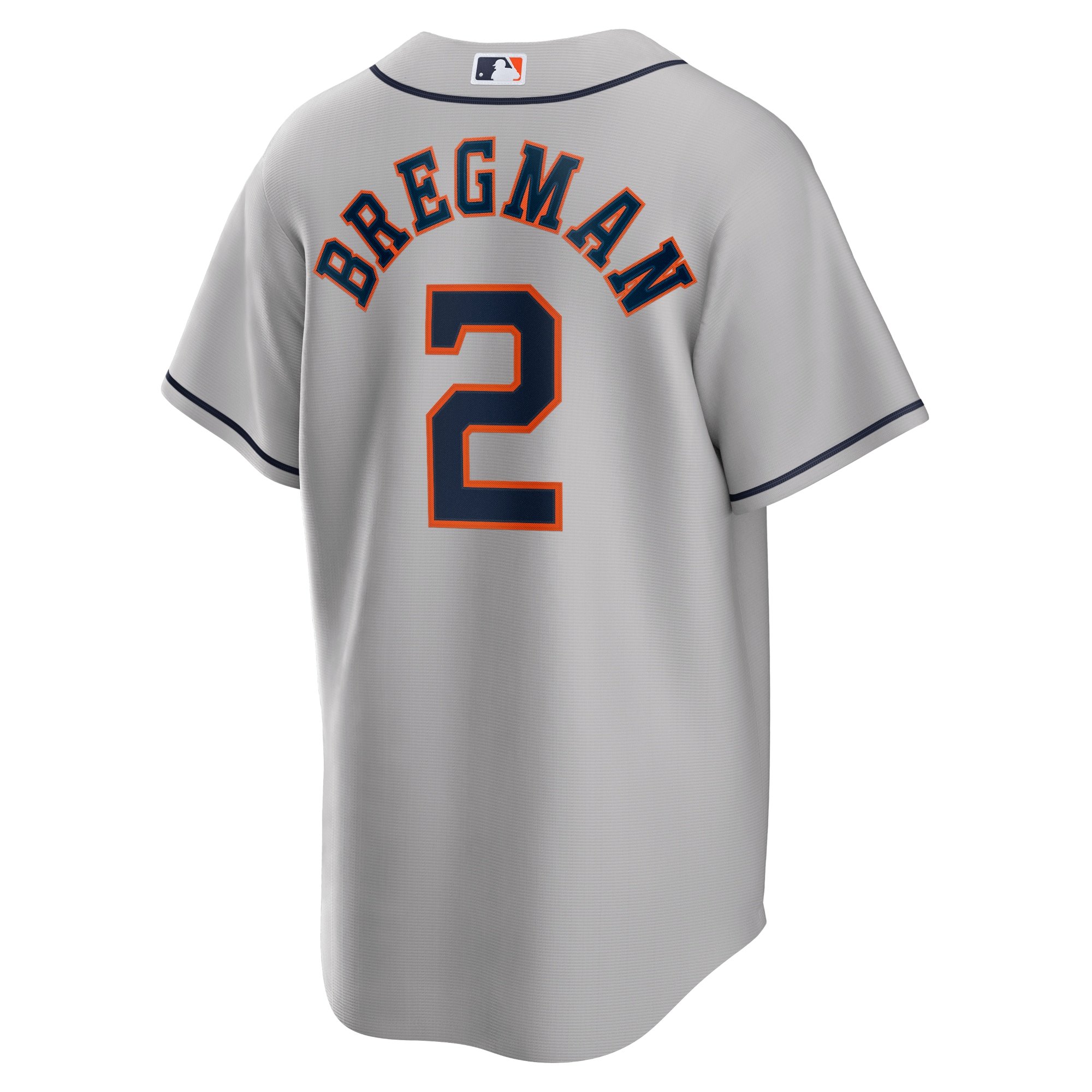 Men's Houston Astros Alex Bregman  Gray Road Replica Player Name Jersey