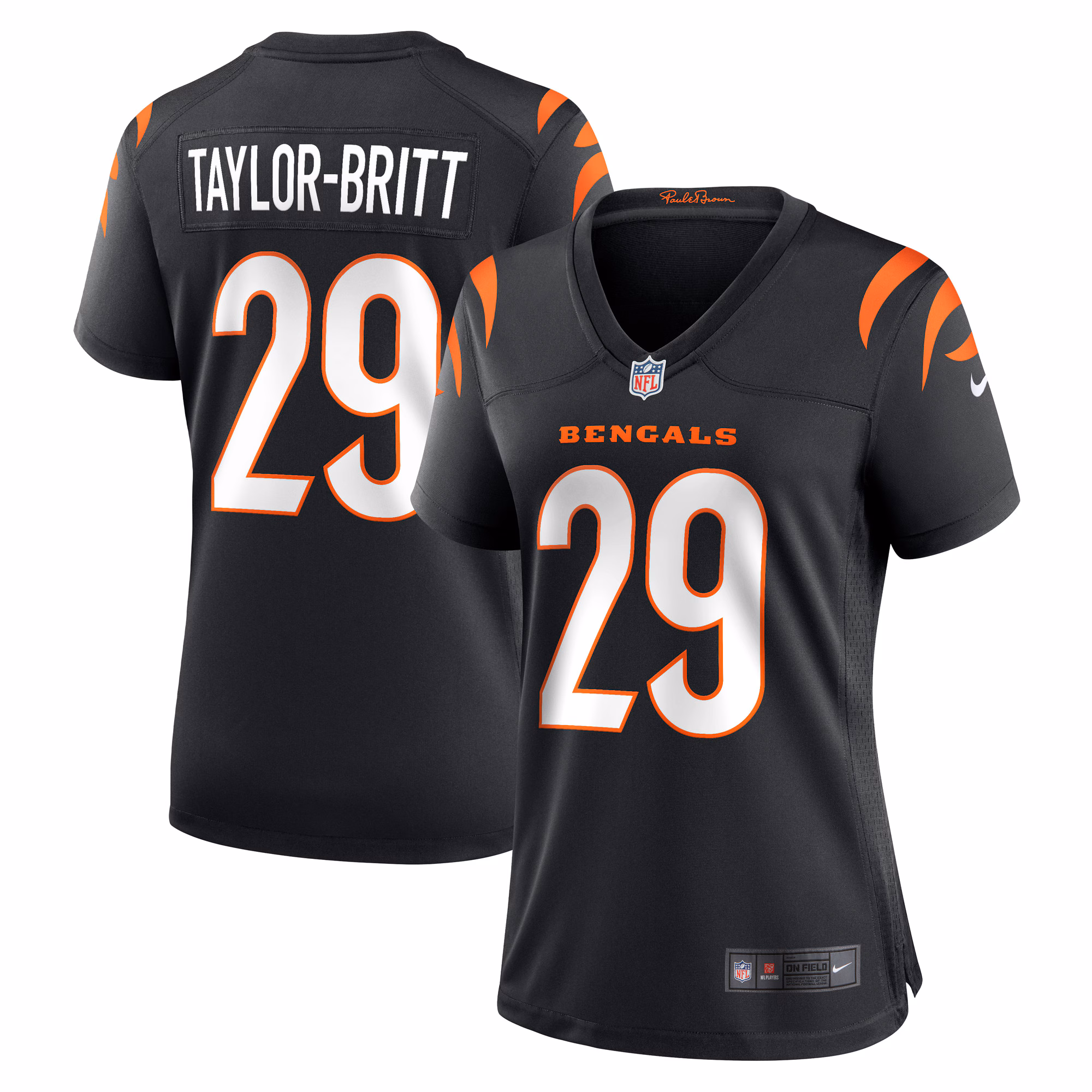 Cam Taylor-Britt Cincinnati Bengals Women's Alternate Game Jersey -  Orange