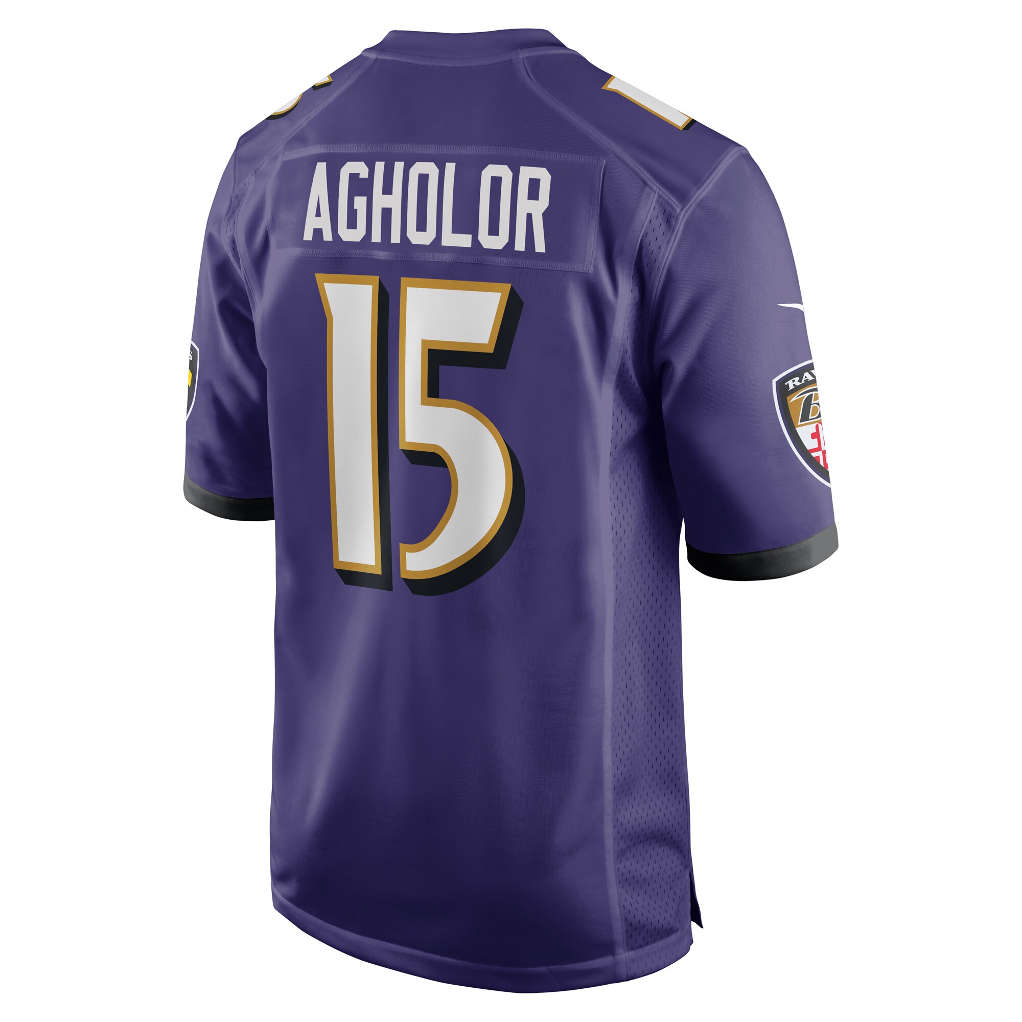 Nelson Agholor Baltimore Ravens Game Jersey - Purple