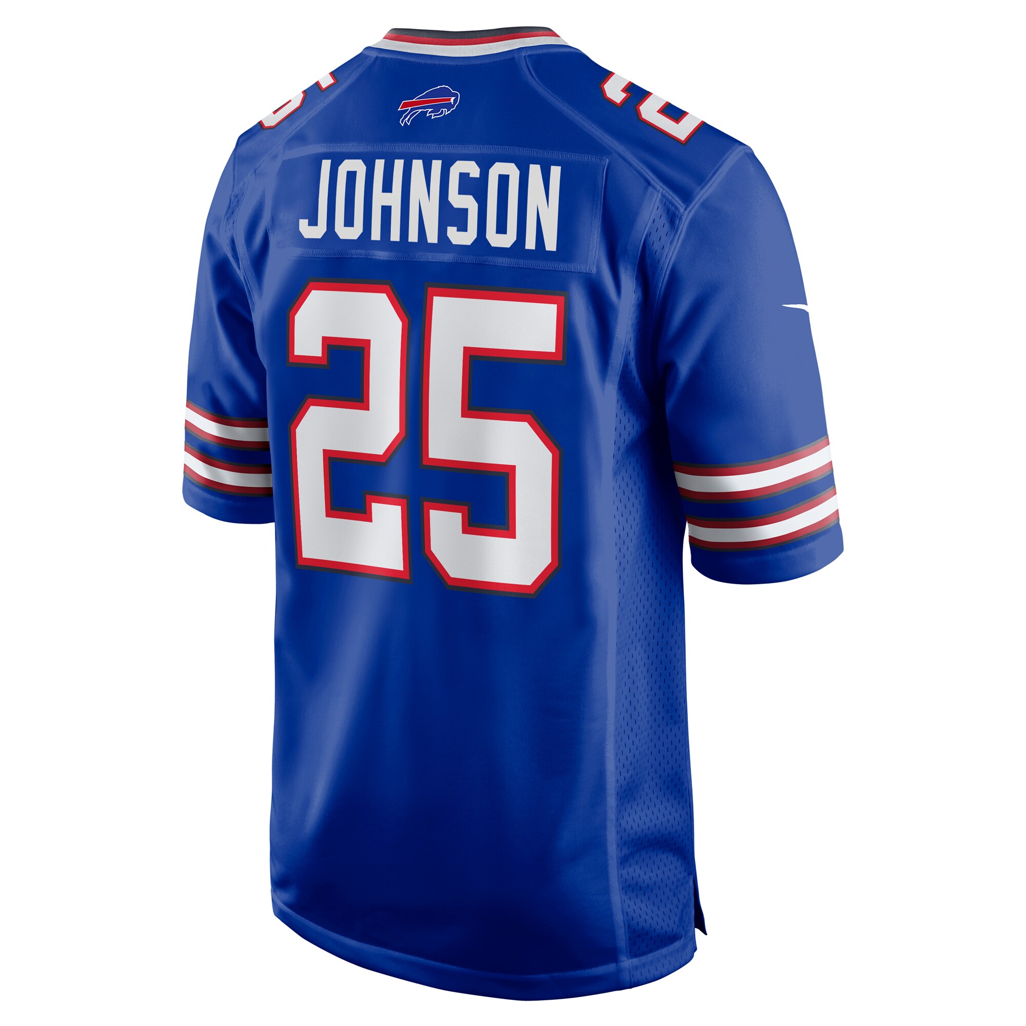 Ty Johnson Buffalo Bills Team Game Jersey - Royal