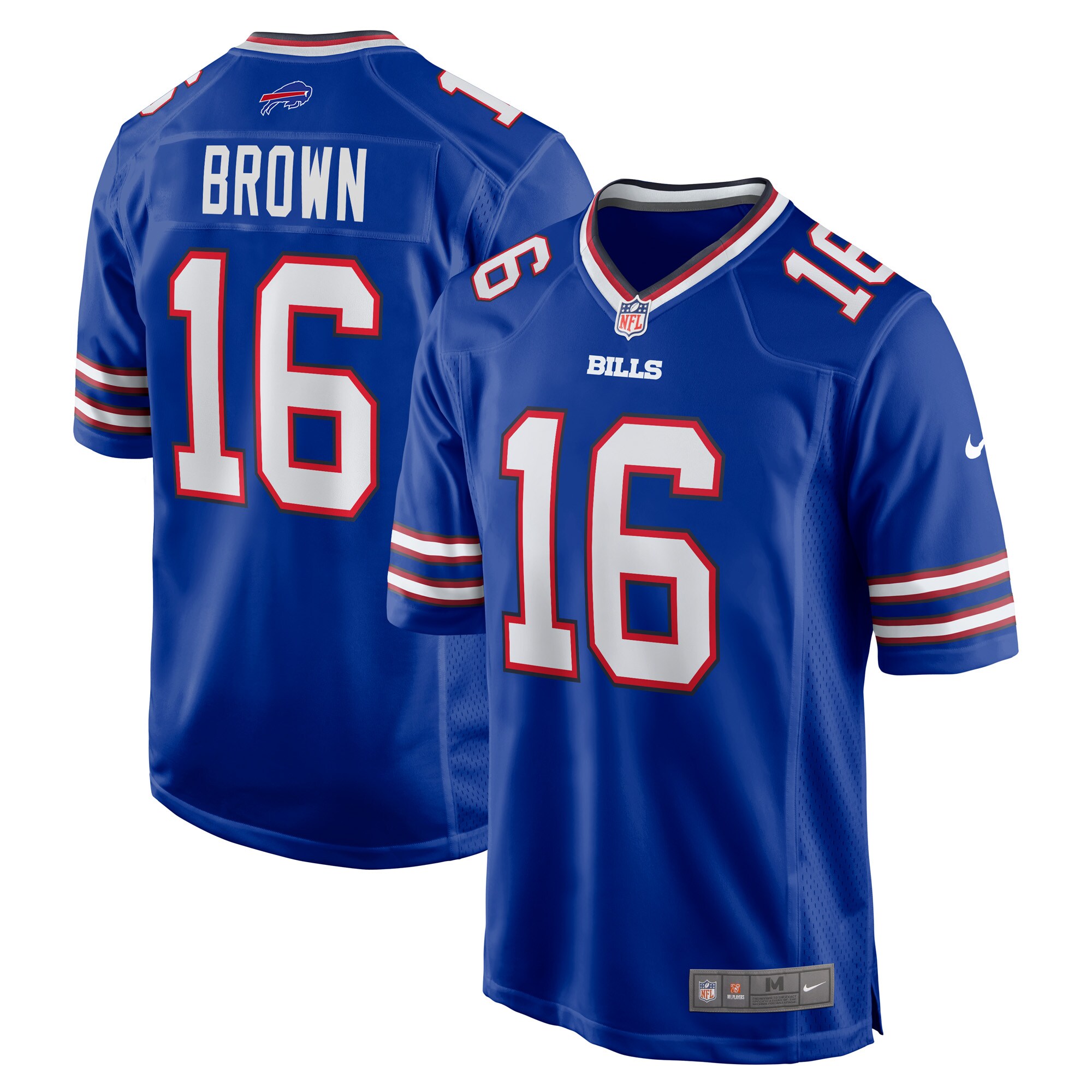 John Brown Buffalo Bills  Home Game Player Jersey - Royal