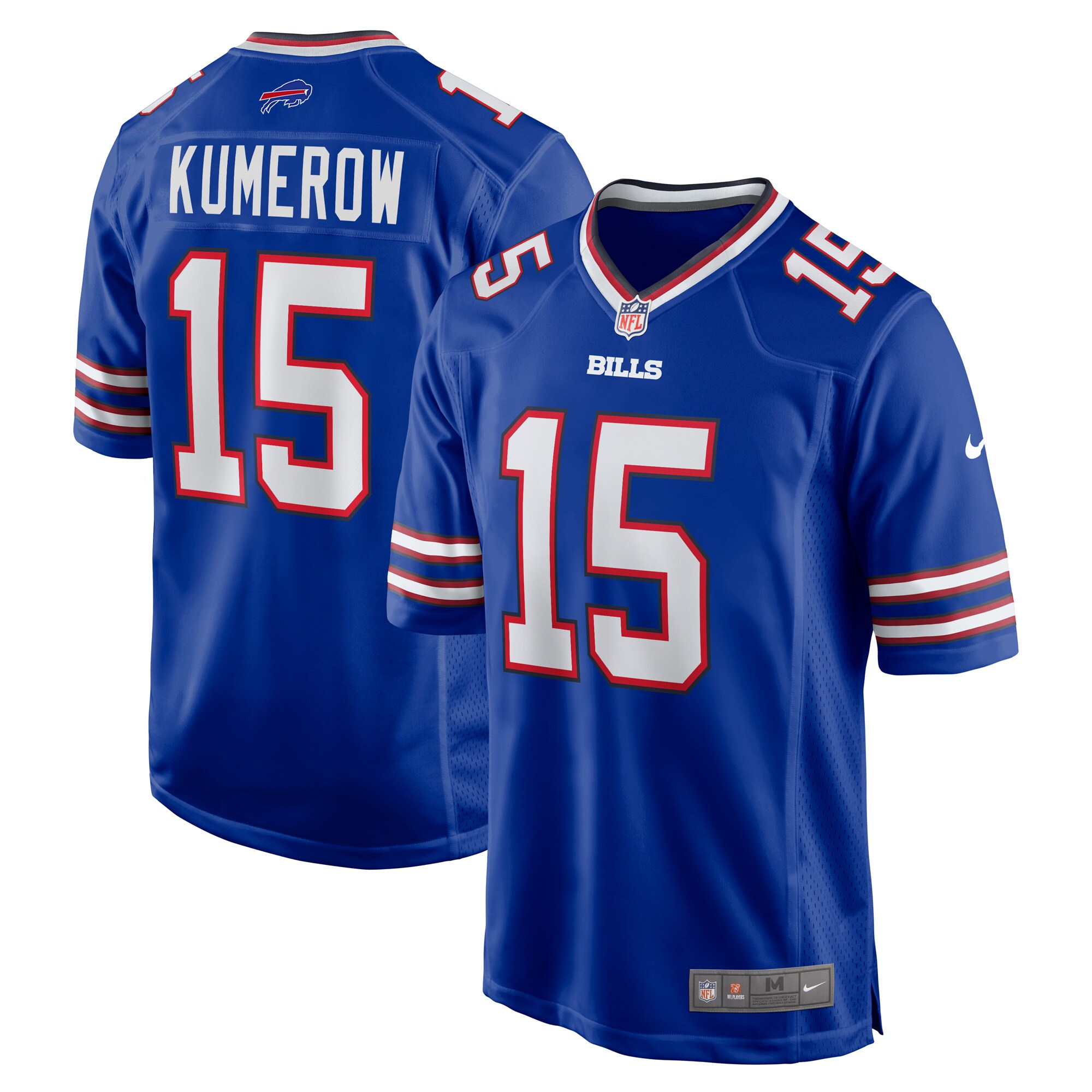 Jake Kumerow Buffalo Bills  Game Player Jersey - Royal