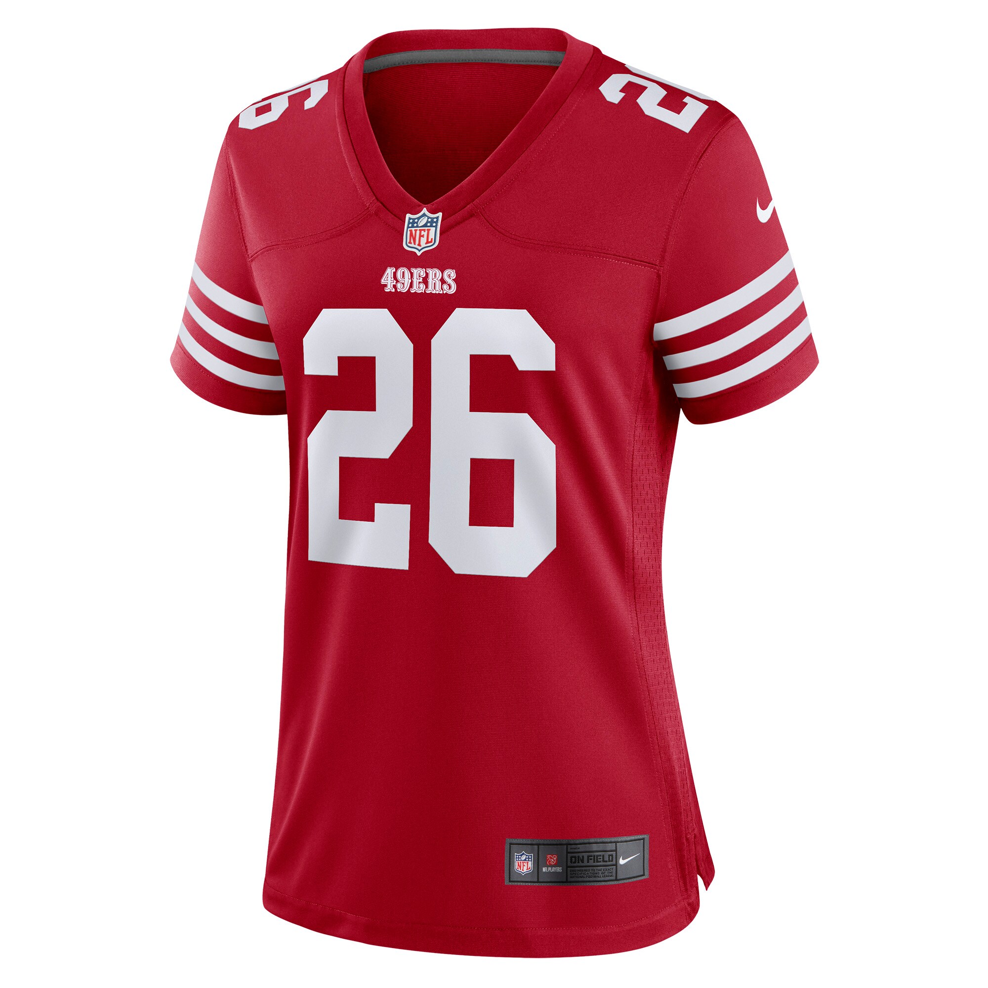 Samuel Womack III San Francisco 49ers  Women's Game Player Jersey - Scarlet