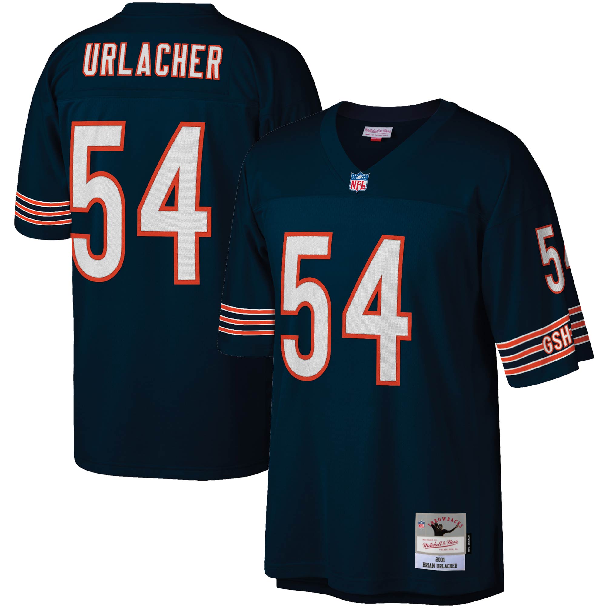 Brian Urlacher Chicago Bears  Legacy Replica Jersey - Navy