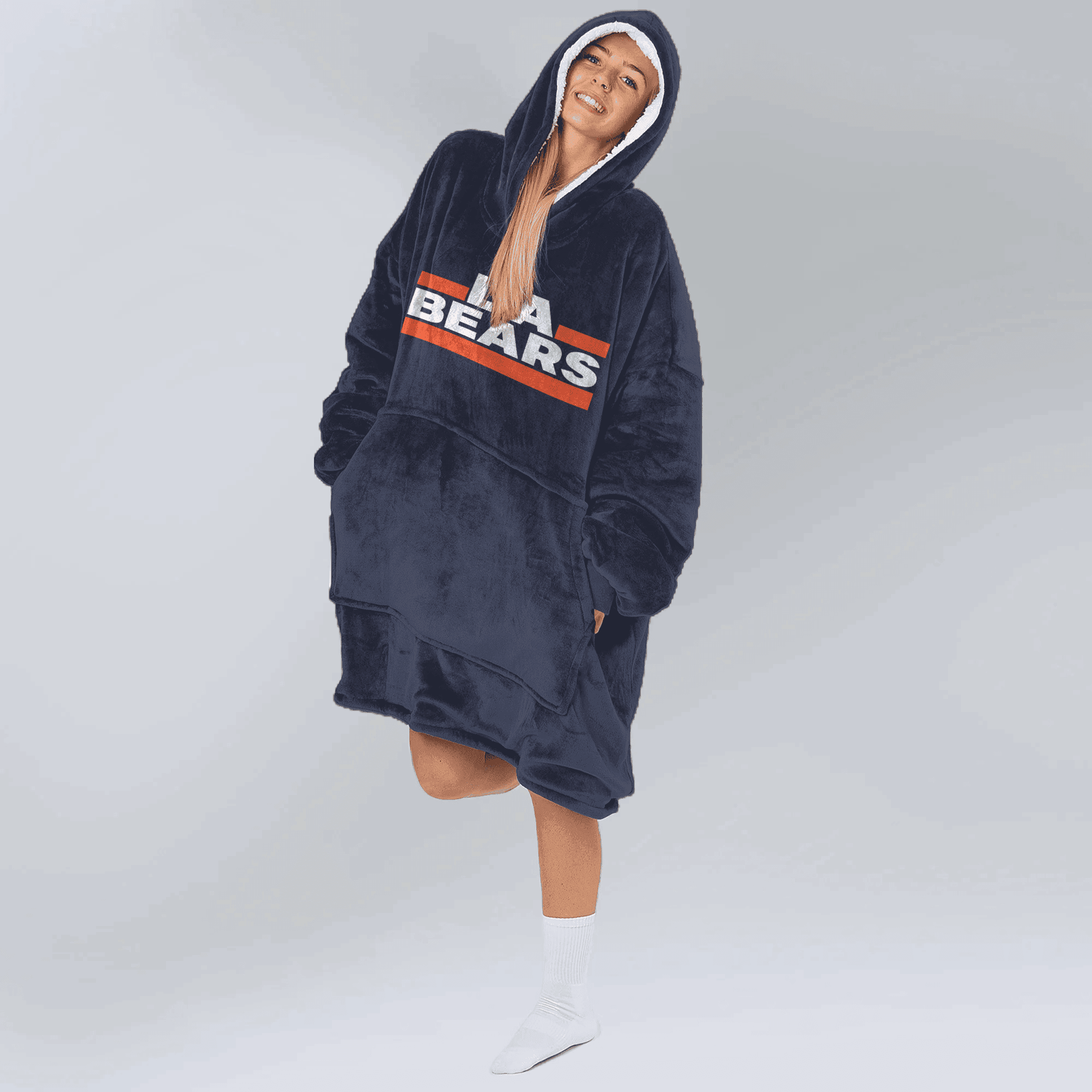 Da Bears Chicago Blanket Hoodie