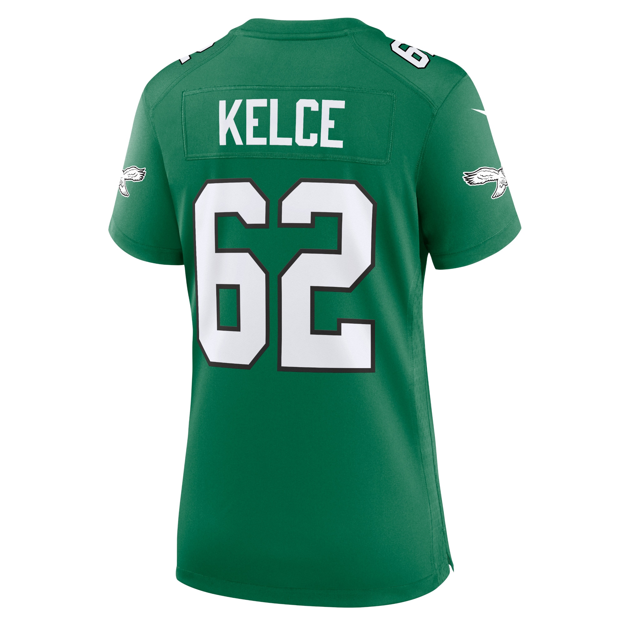 Jason Kelce Philadelphia Eagles  Women's Alternate Player Game Jersey - Kelly Green