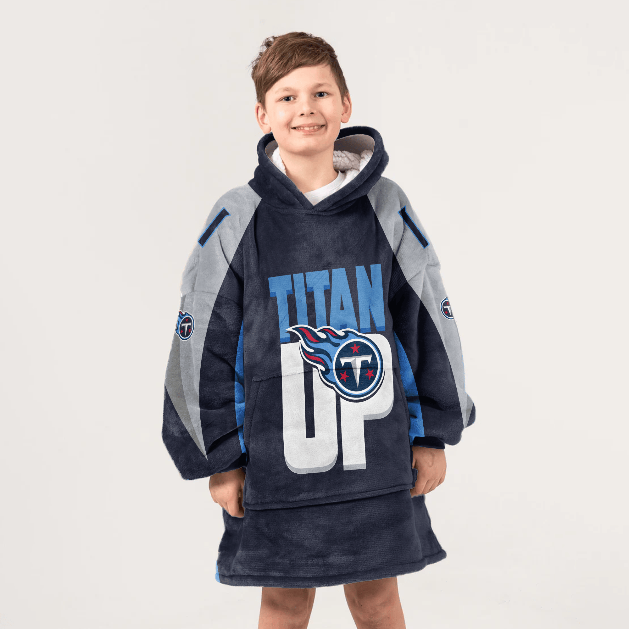Titan Up Tennessee Football Unisex Blanket Hoodie