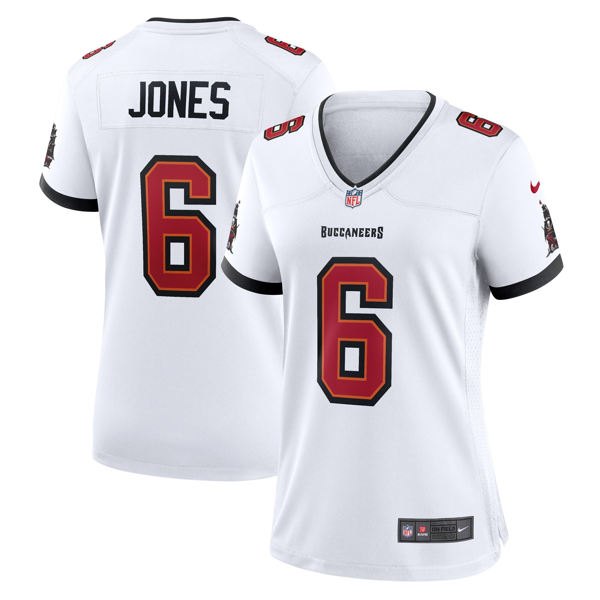 Julio Jones Tampa Bay Buccaneers  Women's Player Game Jersey - White