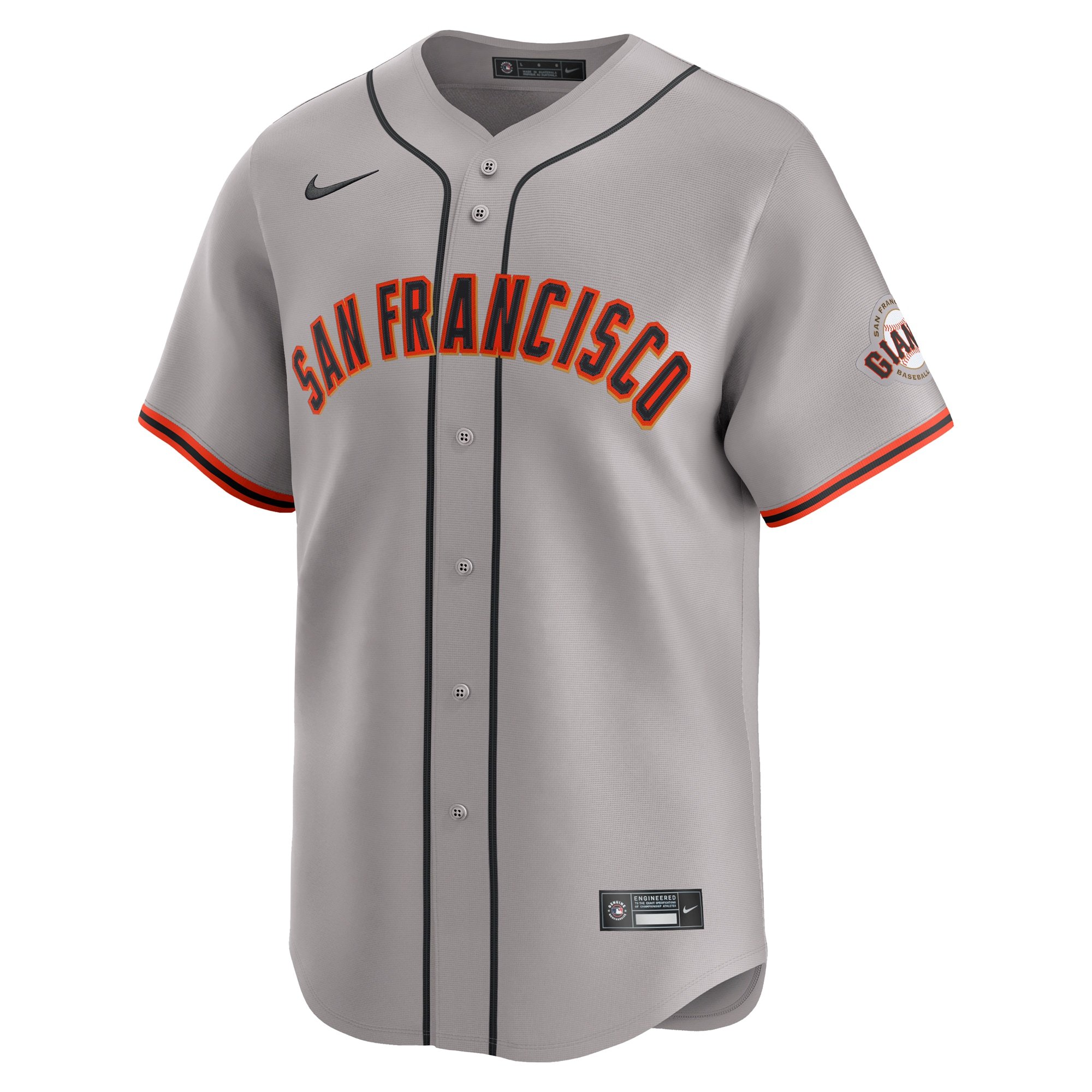 Men's San Francisco Giants Keaton Winn  Gray Away Limited Player Jersey