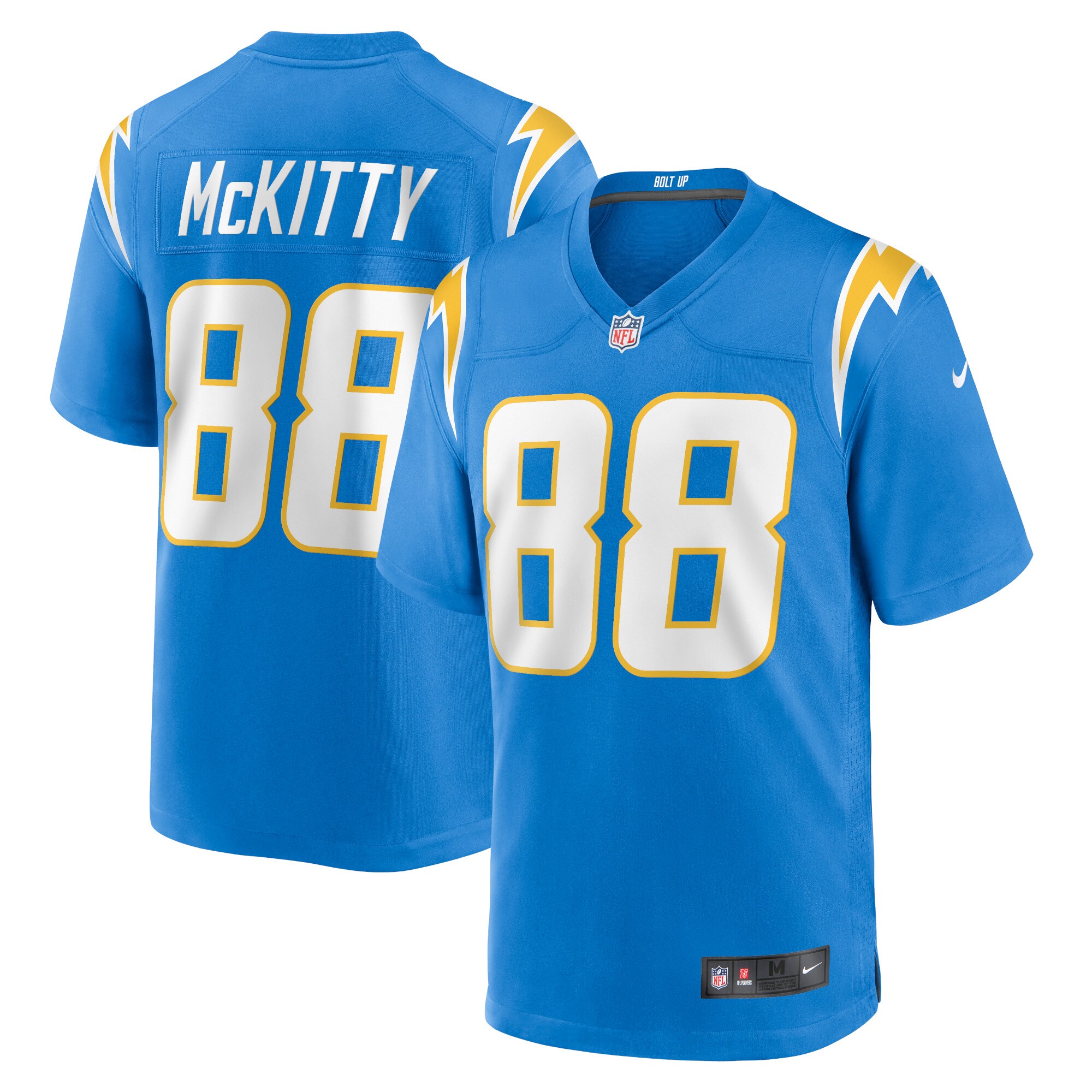 Tre McKitty Los Angeles Chargers  Game Jersey - Powder Blue