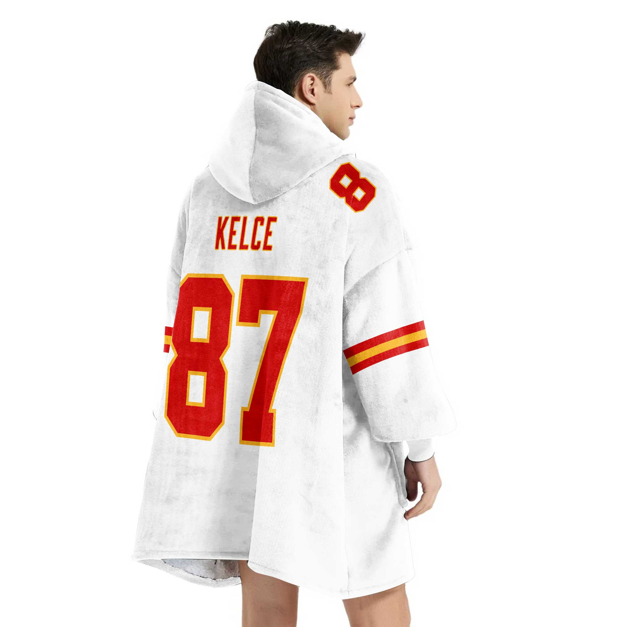 Adult T.K 87 Kansas City Football Unisex Blanket Hoodie