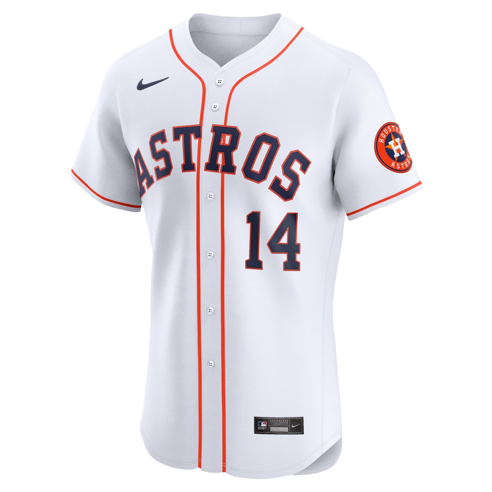 Men's Houston Astros Mauricio Dubon  White Home Elite Player Jersey