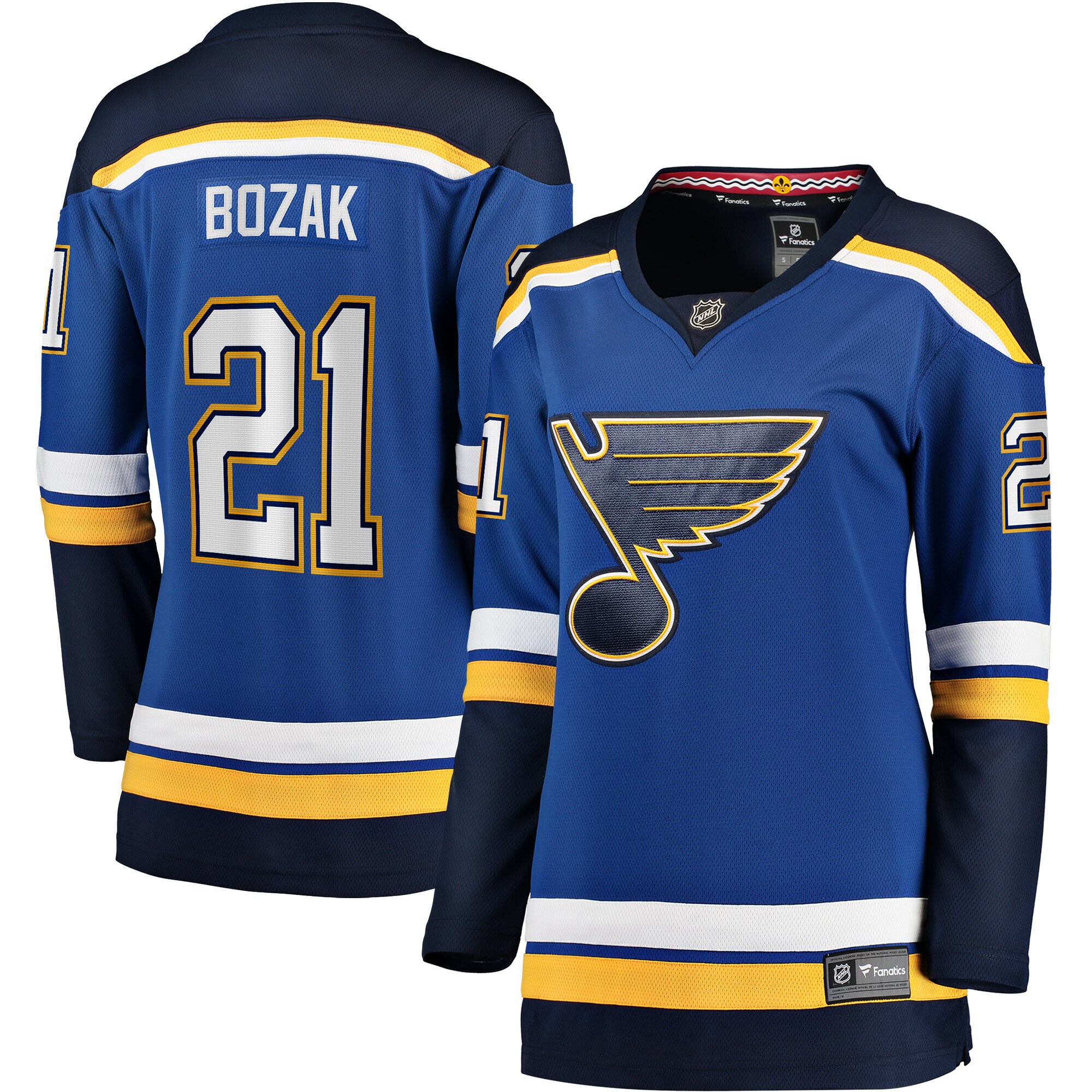 Tyler Bozak St.Louis Blues Women's Home Breakaway Player Jersey - Blue