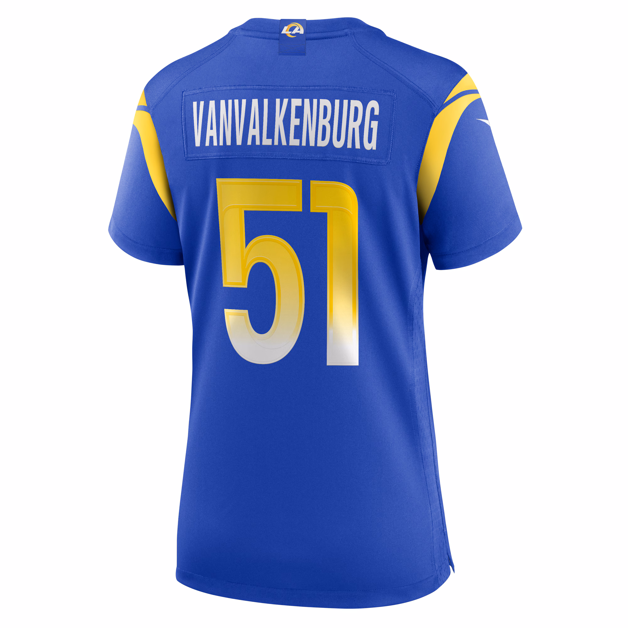 Zach VanValkenburg Los Angeles Rams Women's Team Game Jersey - Royal