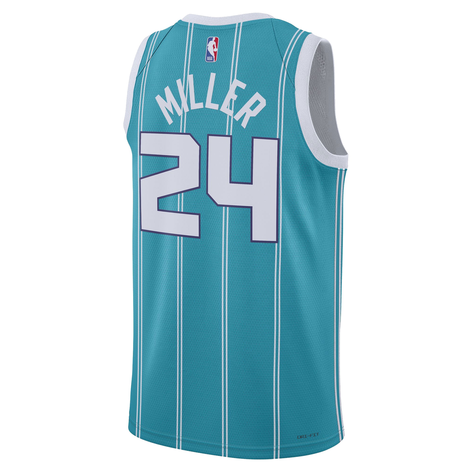 Brandon Miller Charlotte Hornets  Unisex 2023 NBA Draft Swingman Jersey - Icon Edition - Teal