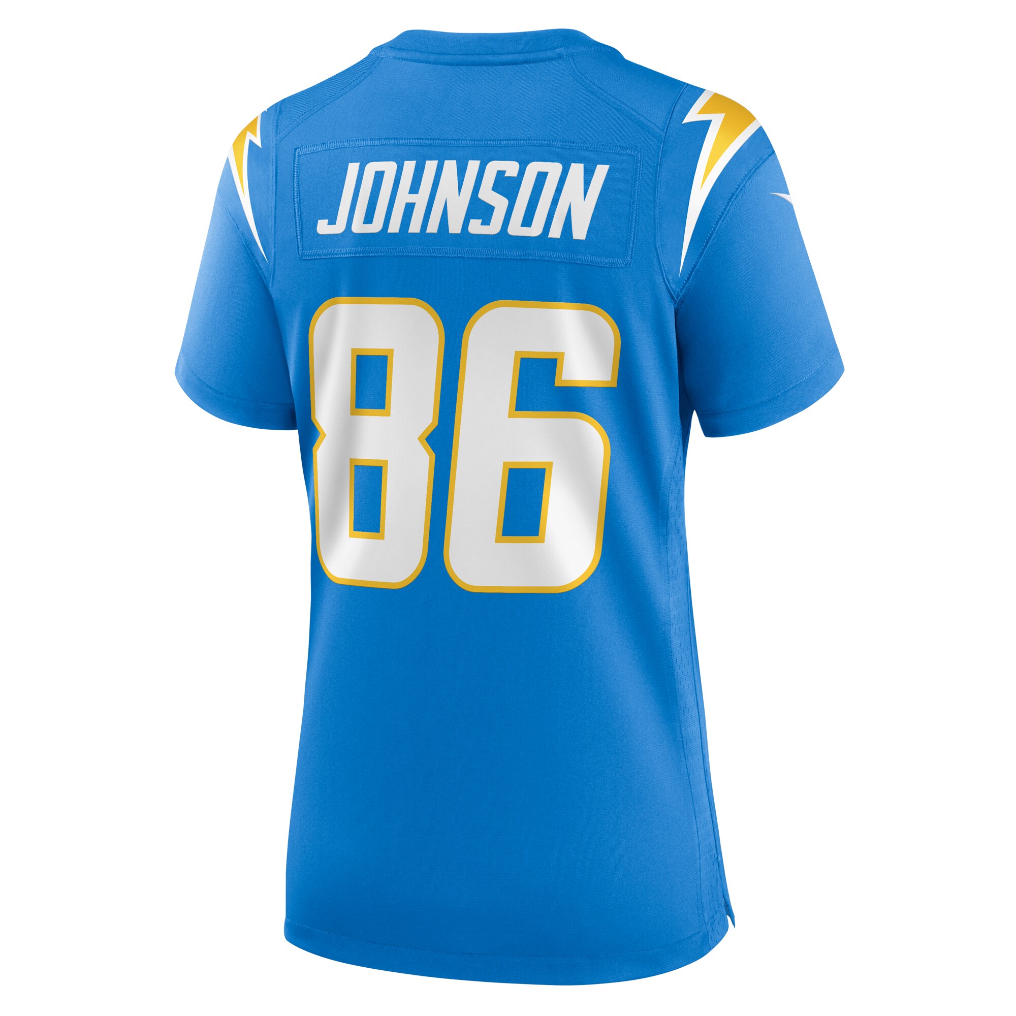 Cornelius Johnson Los Angeles Chargers Women's  Game Jersey -  Powder Blue