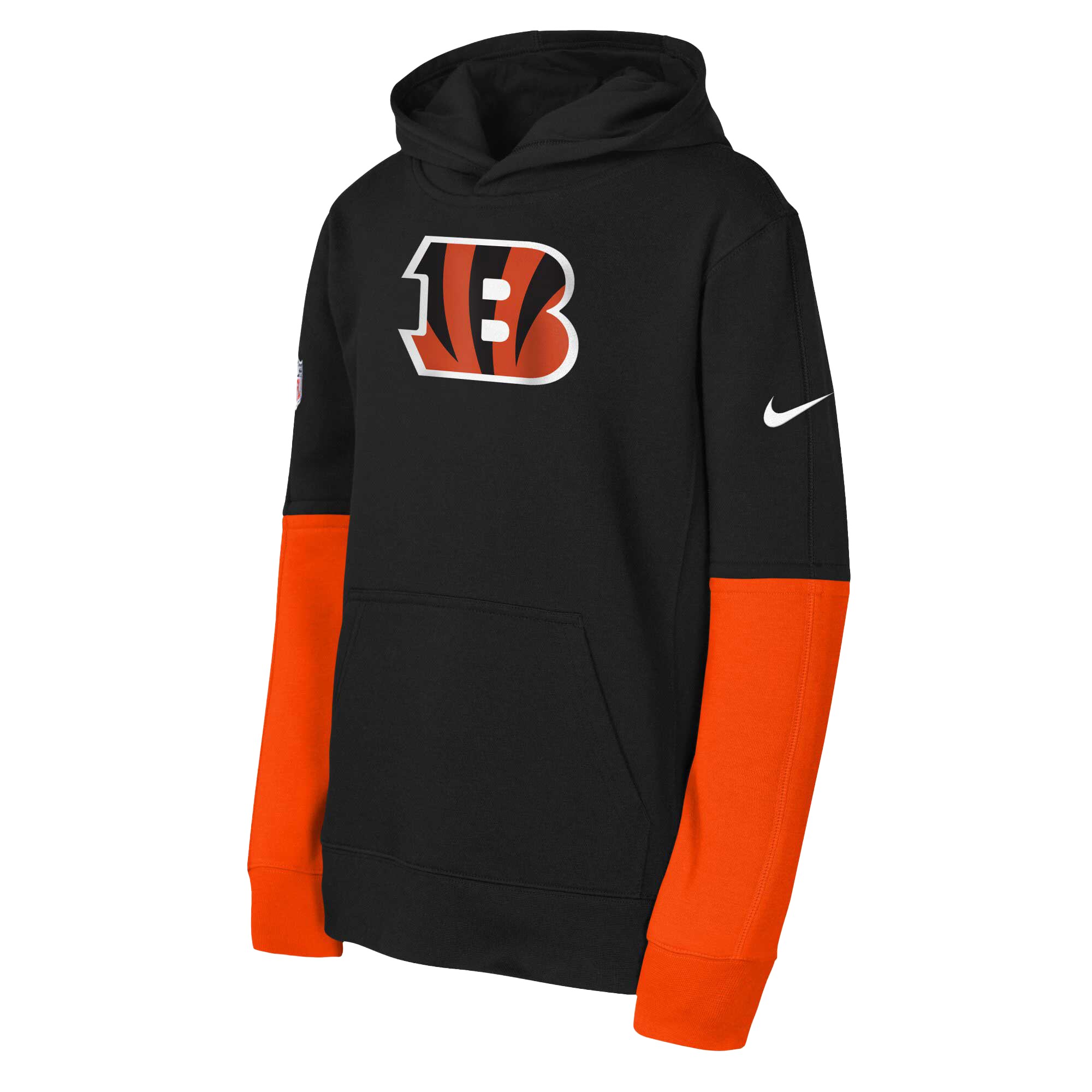 Cincinnati Bengals Youth  Team Issue Club Pullover Hoodie - Black