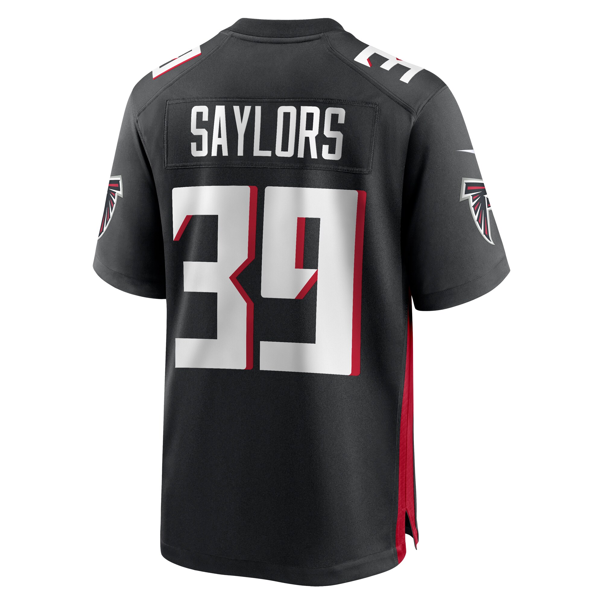 Jacob Saylors Atlanta Falcons  Game Jersey -  Black