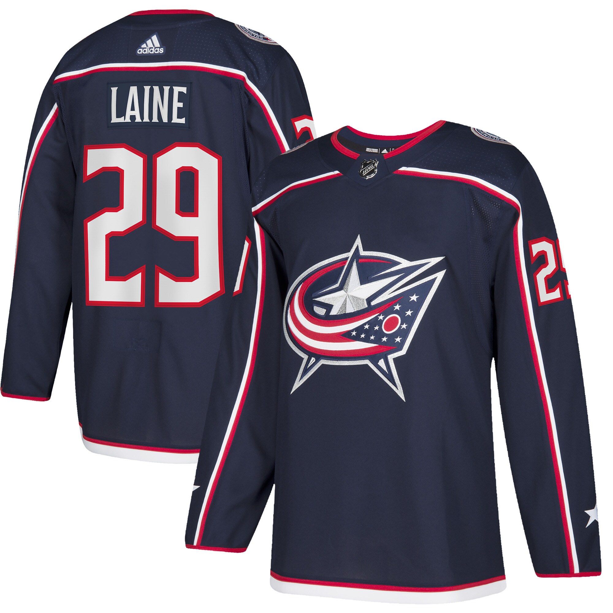 Patrik Laine Columbus Blue Jackets  Home Authentic Player Jersey - Navy