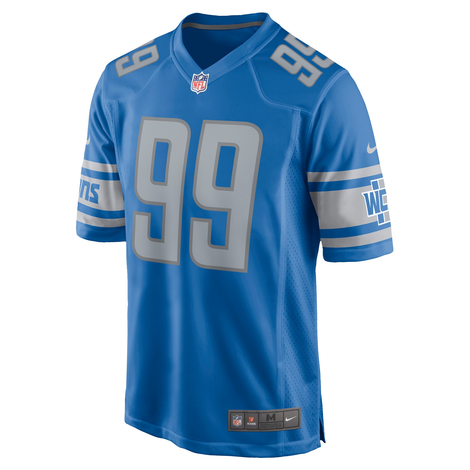 Julian Okwara Detroit Lions  Game Player Jersey - Blue