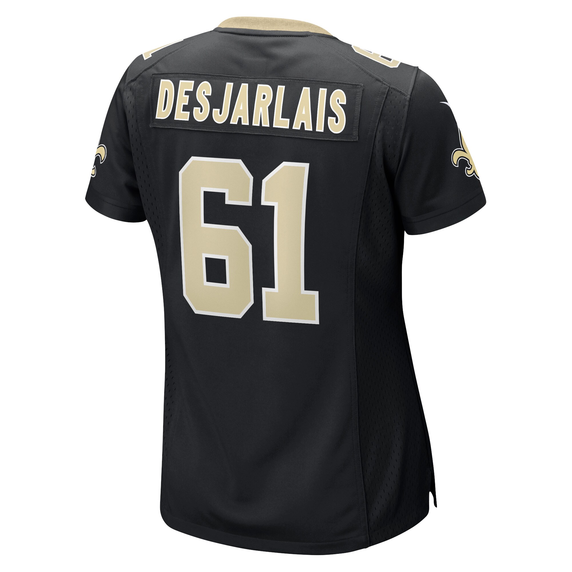 Drew Desjarlais New Orleans Saints Women's Game Player Jersey - Black
