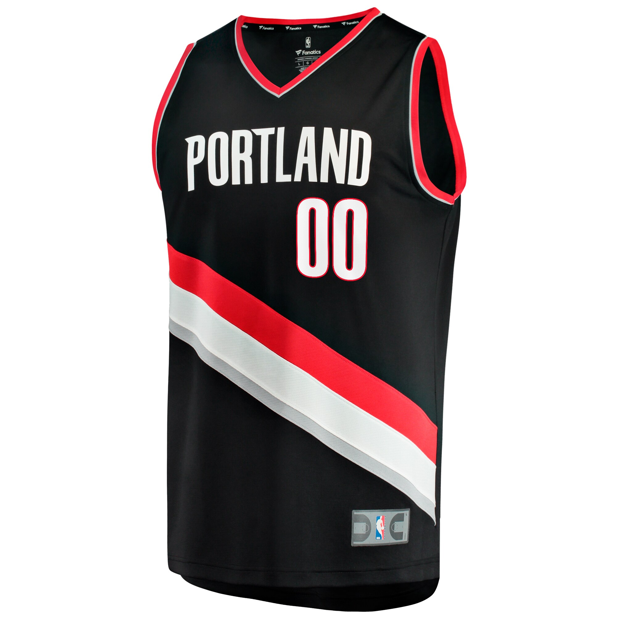 Scoot Henderson Portland Trail Blazers  2023 NBA Draft First Round Pick Fast Break Replica Jersey - Icon Edition - Black