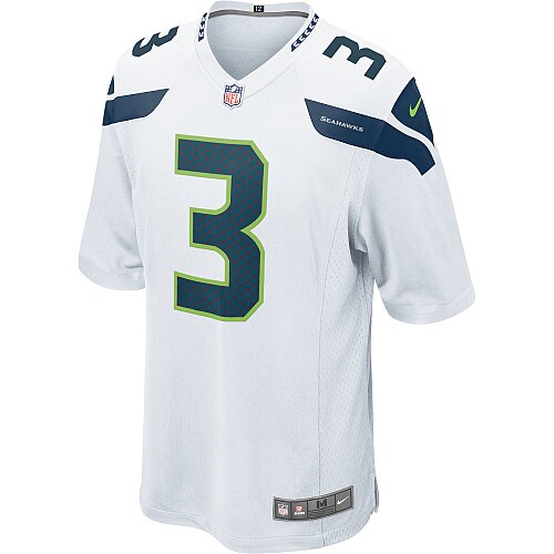 Russell Wilson Seattle Seahawks  Youth Game Jersey - White