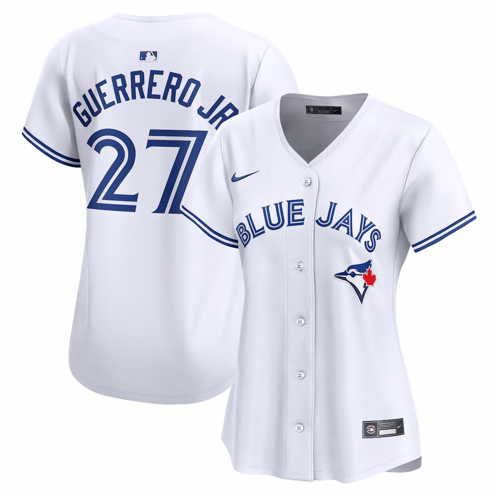 Vladimir Guerrero Jr. #27 Toronto Blue Jays Women's Home Limited Player Jersey - White