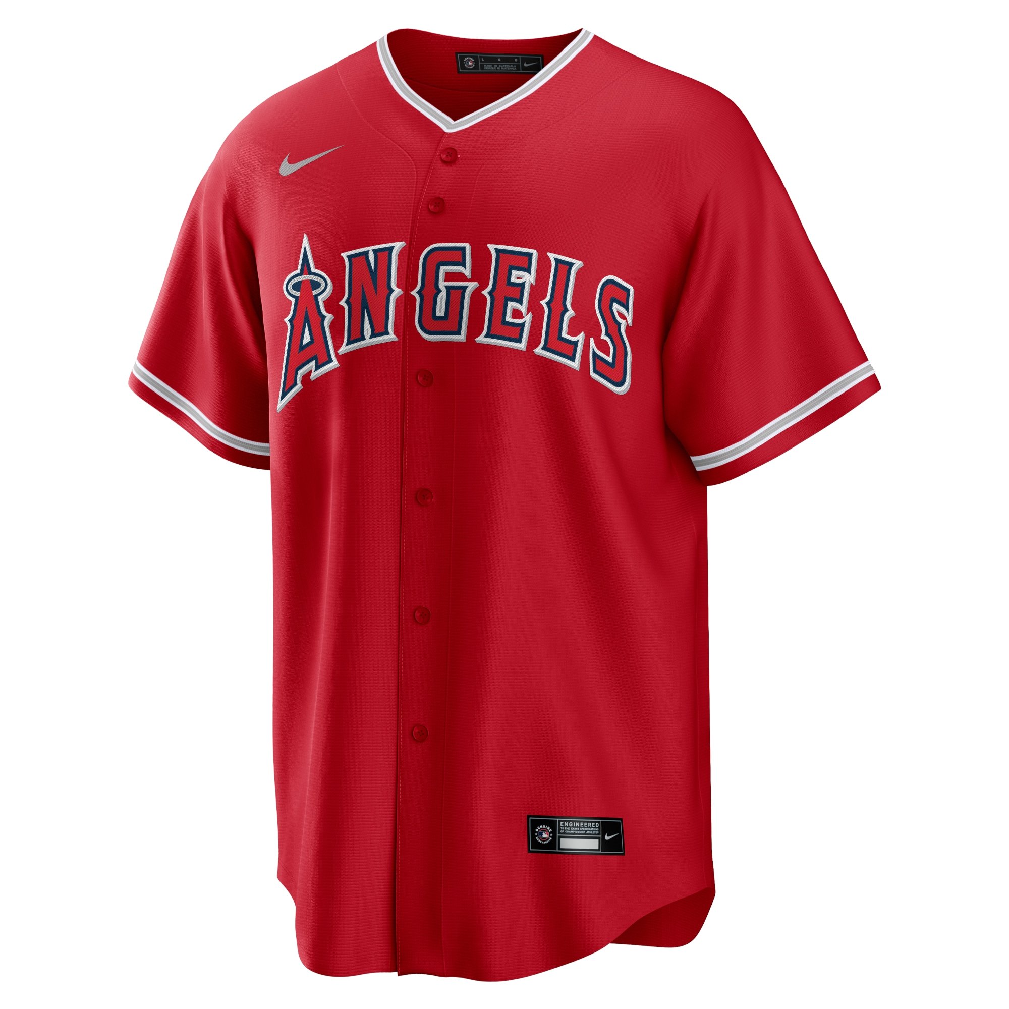 Men's Los Angeles Angels Anthony Rendon  Red Alternate Replica Player Name Jersey