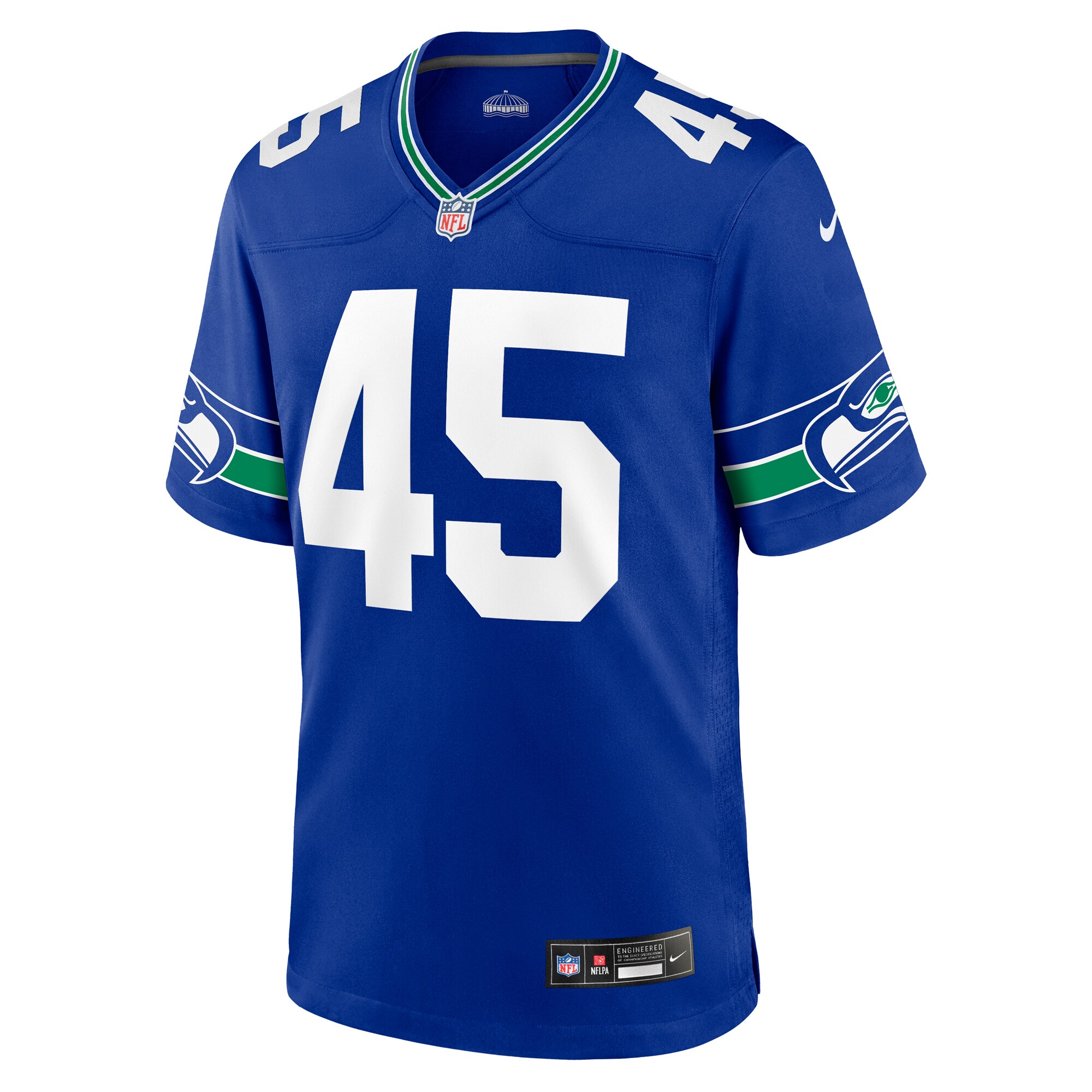 Kenny Easley Seattle Seahawks Game Retired Player Jersey - College Navy