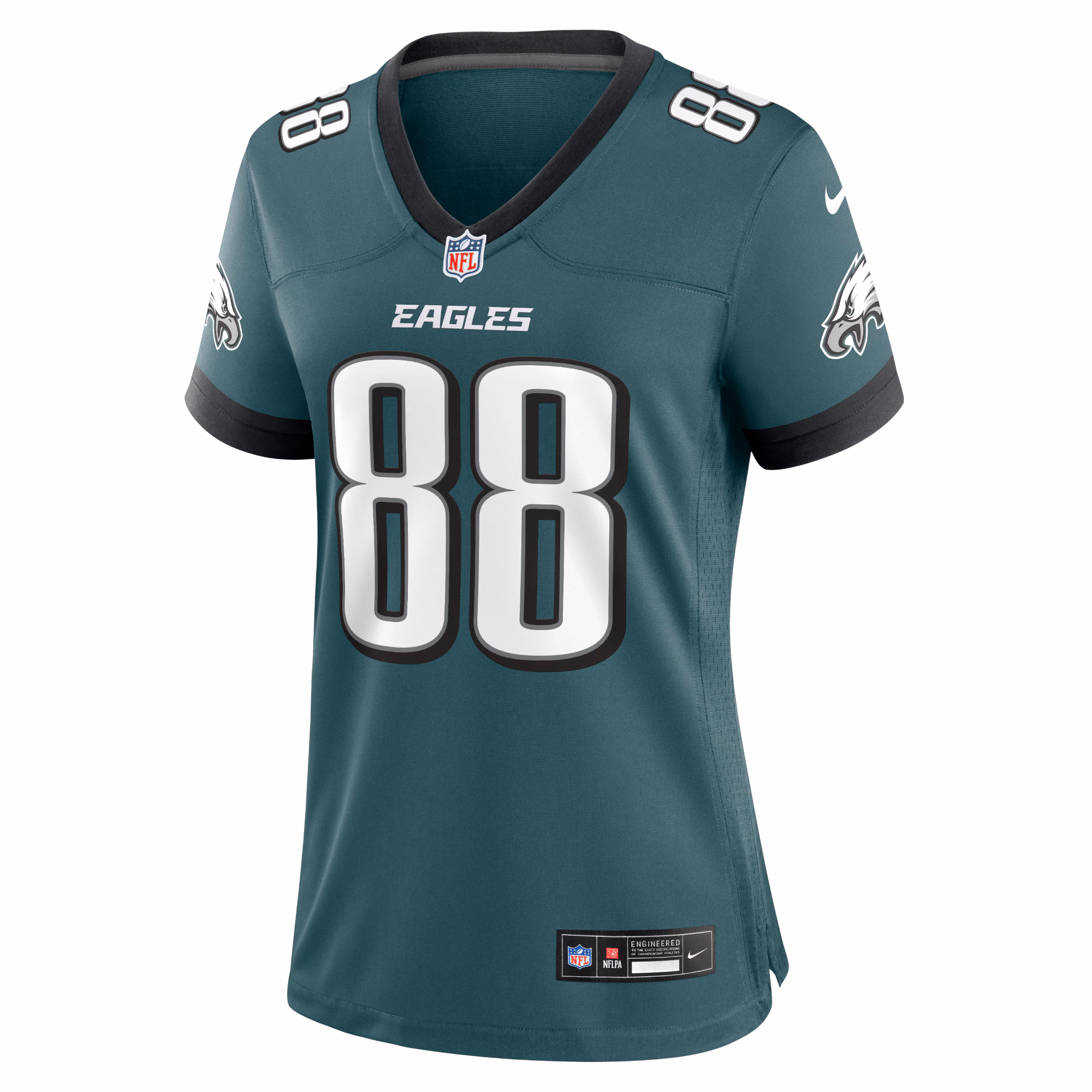 Dallas Goedert Philadelphia Eagles #88 White Game Jersey - White