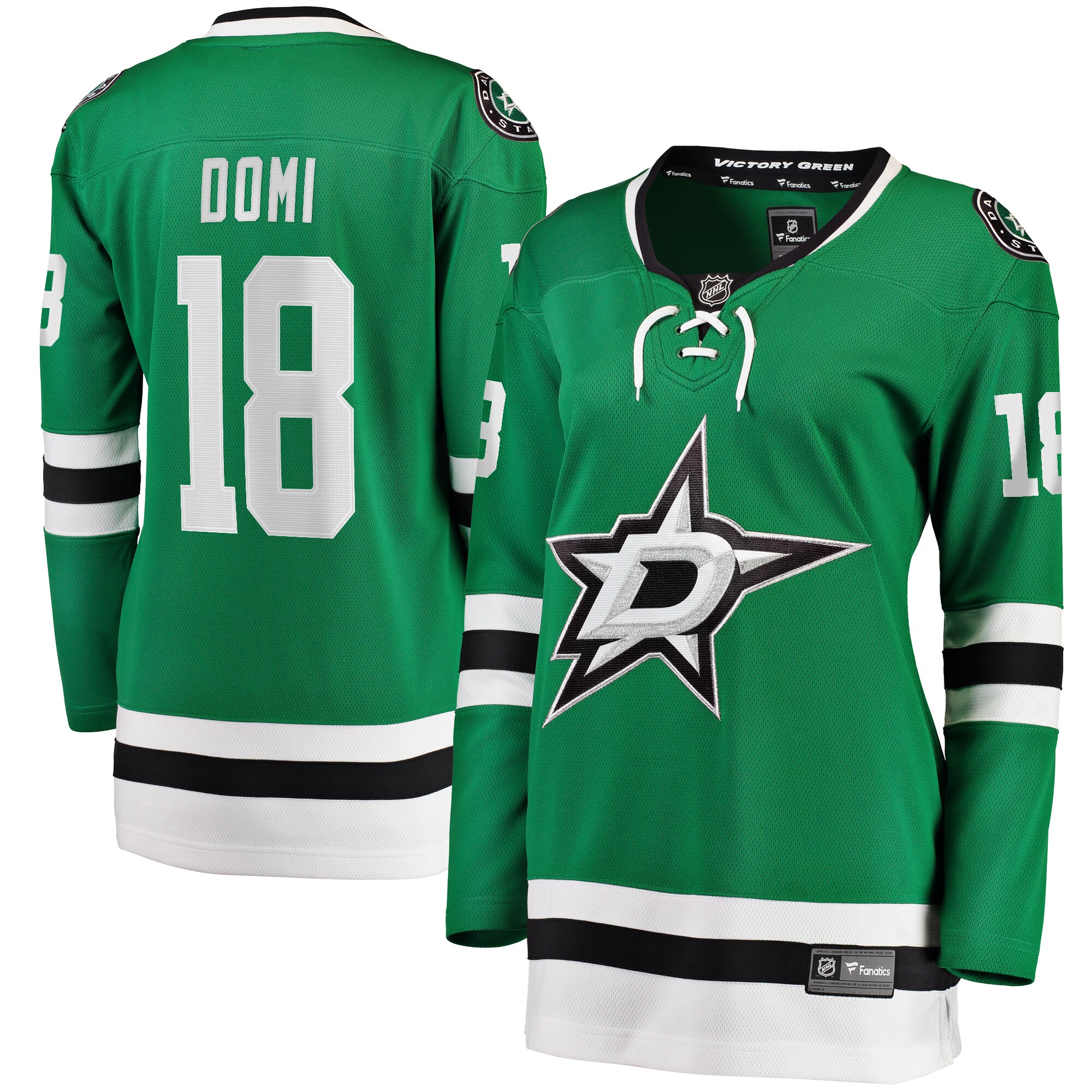 Max Domi Dallas Stars Women's Home Breakaway Jersey - Green