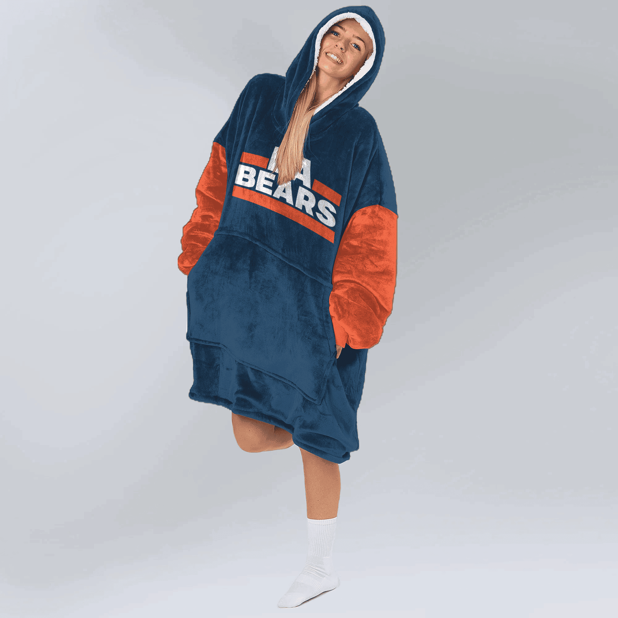 Da Bears Chicago Blanket Hoodie