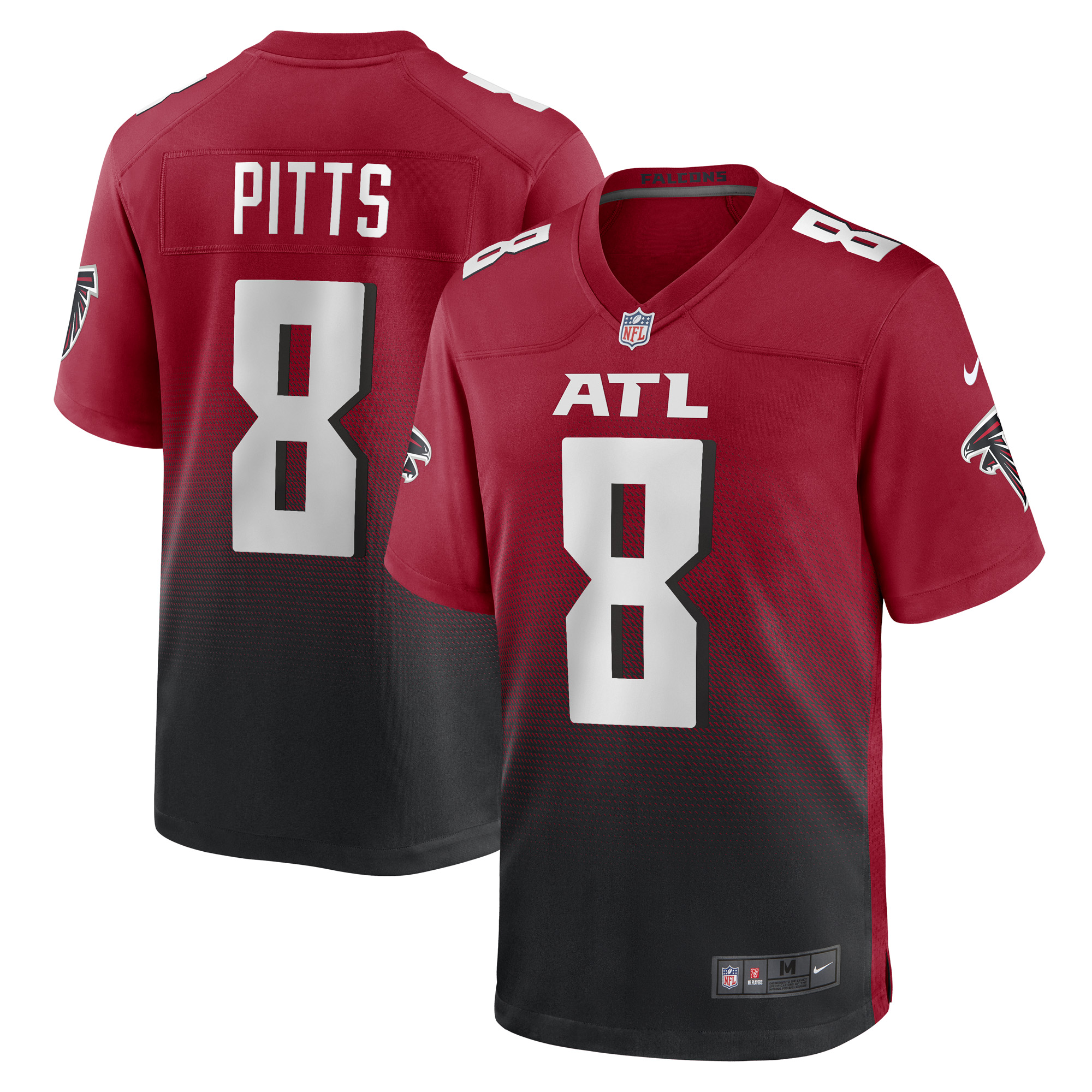 Kyle Pitts Atlanta Falcons Alternate Game Jersey - Red
