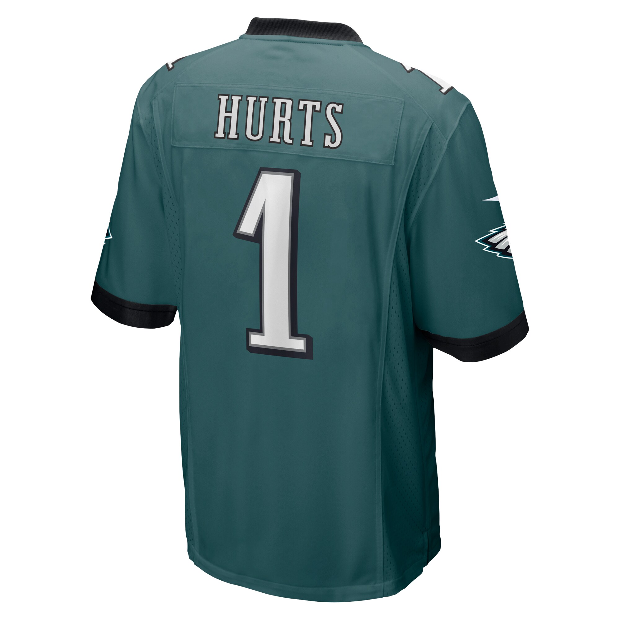 Jalen Hurts Philadelphia Eagles  Super Bowl LVII Patch Game Jersey - Midnight Green