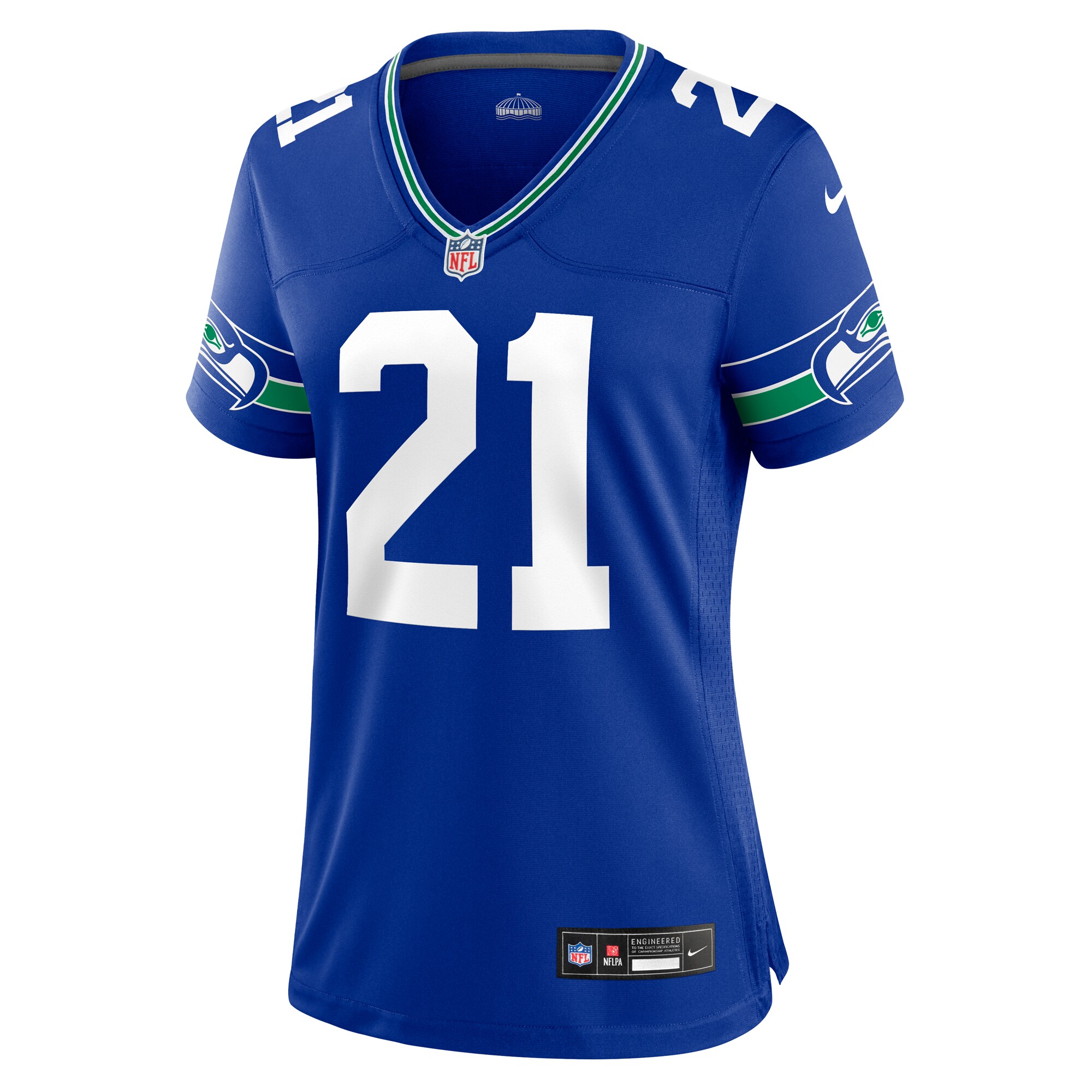Devon Witherspoon Seattle Seahawks Women's Throwback Player Game Jersey - Royal