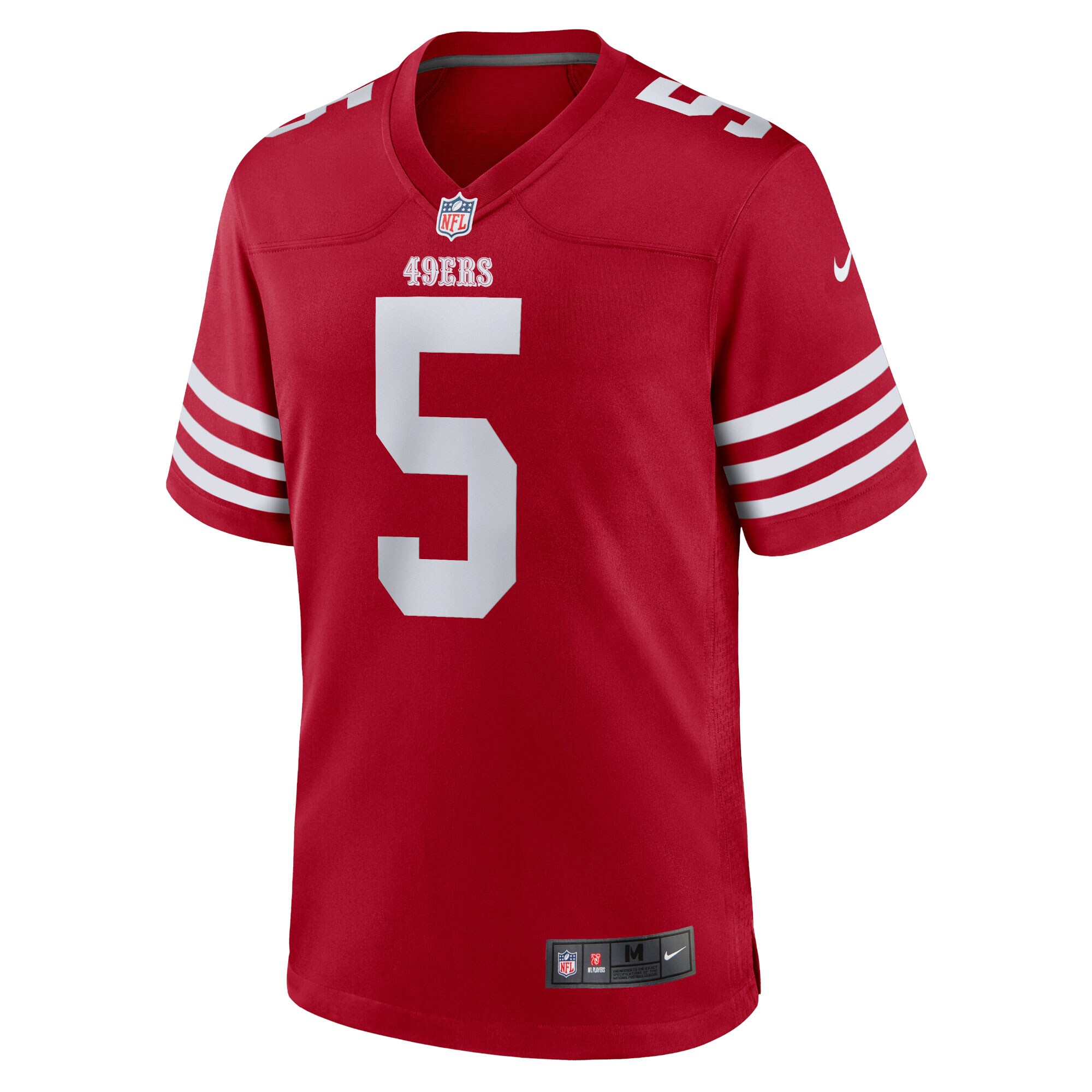 Trey Lance San Francisco 49ers  Team Game Jersey - Scarlet