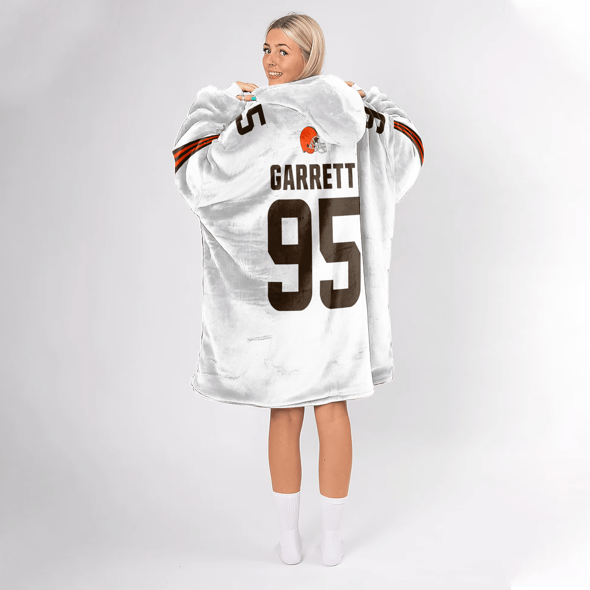 Adult M.G 95 Cleveland Football Unisex Blanket Hoodie