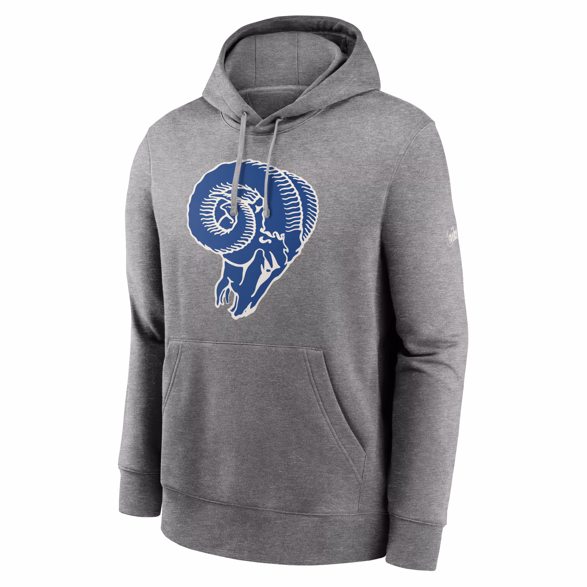 Los Angeles Rams Rewind Club Fleece Pullover Hoodie - Heathered Gray