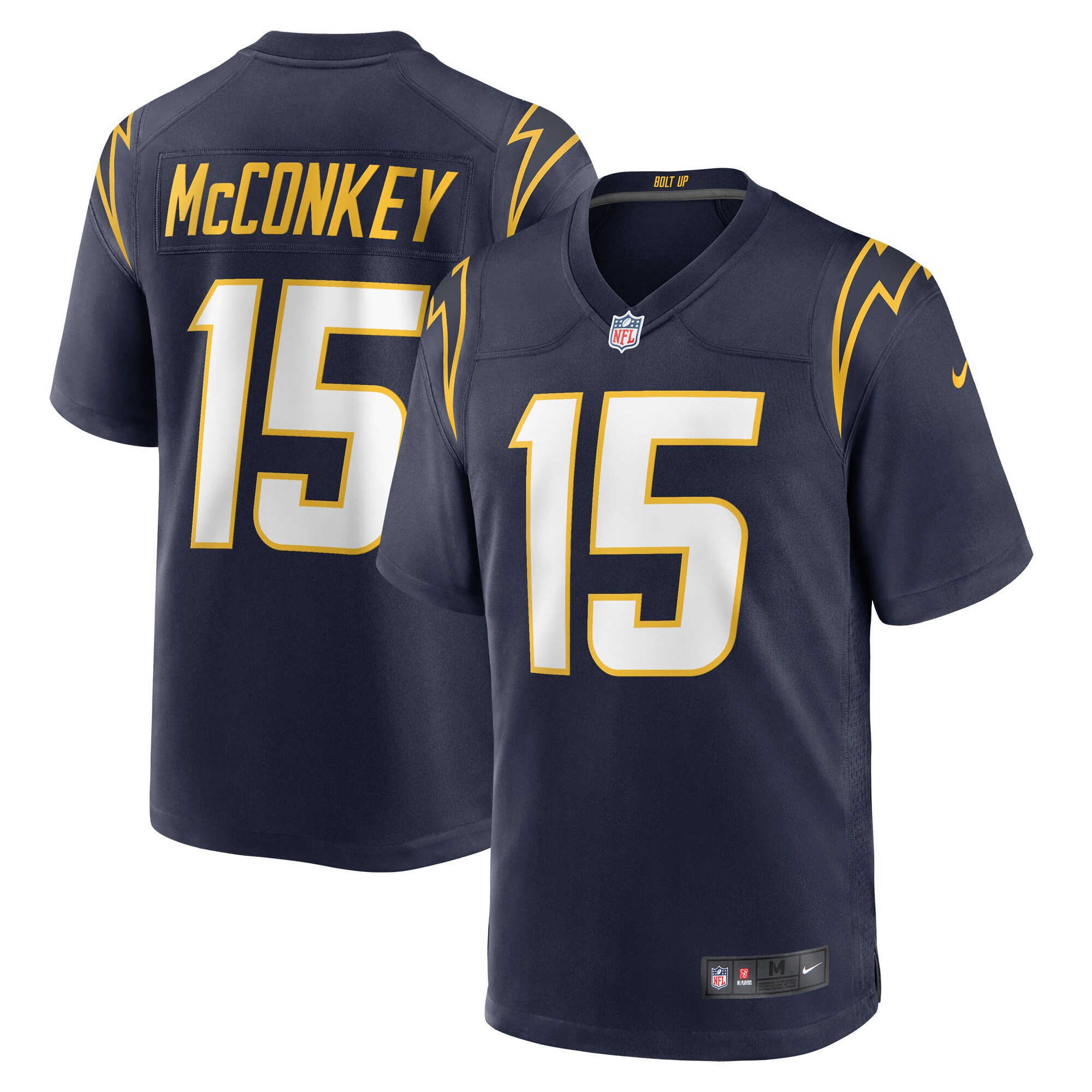 Ladd McConkey Los Angeles Chargers Alternate Game Jersey -  Navy